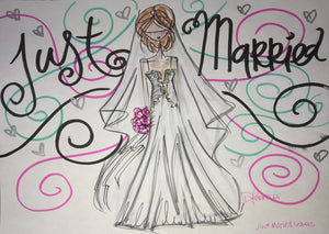 Letrero Just Married