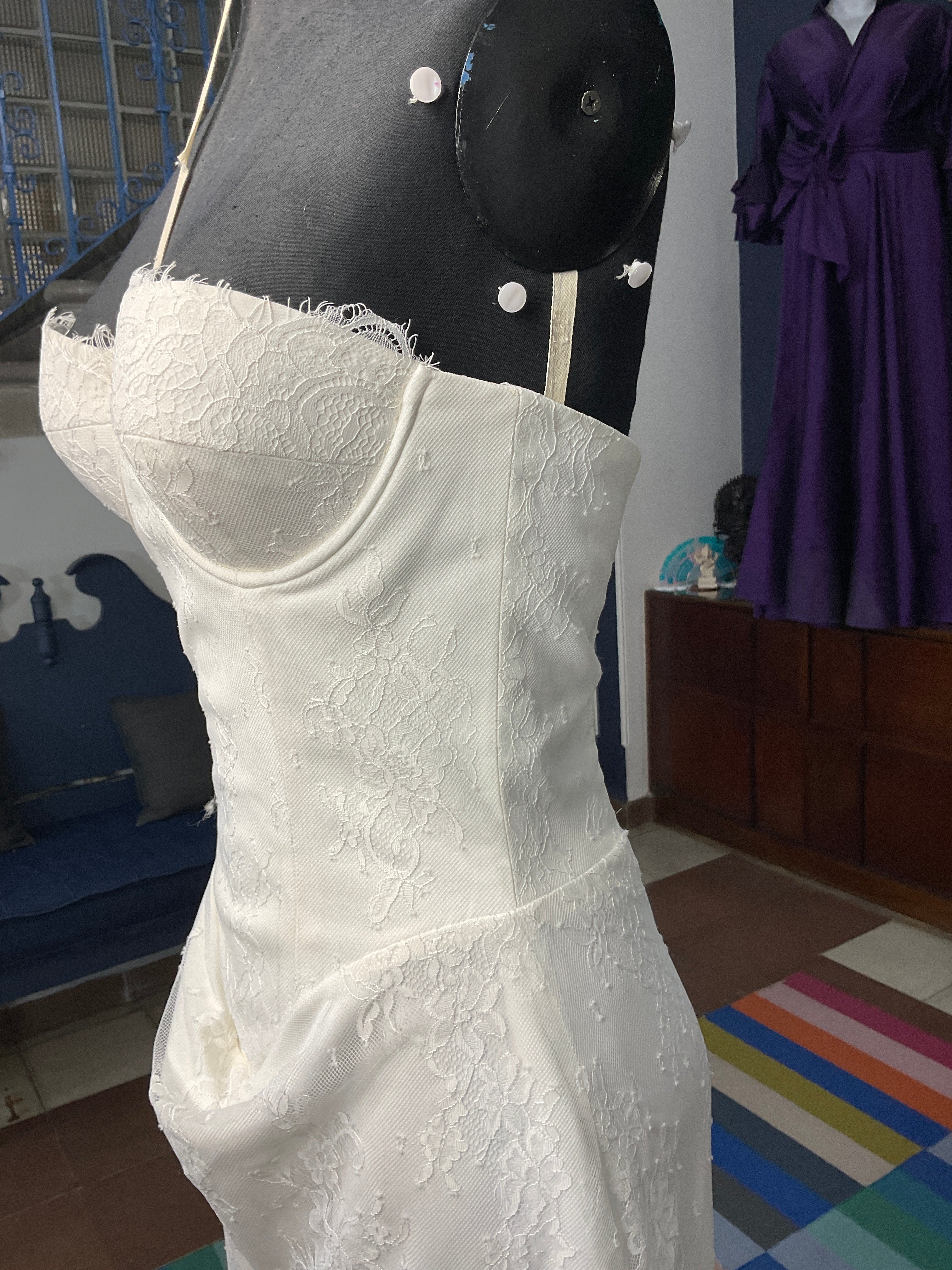 Alessandra Long Vestido de Novia