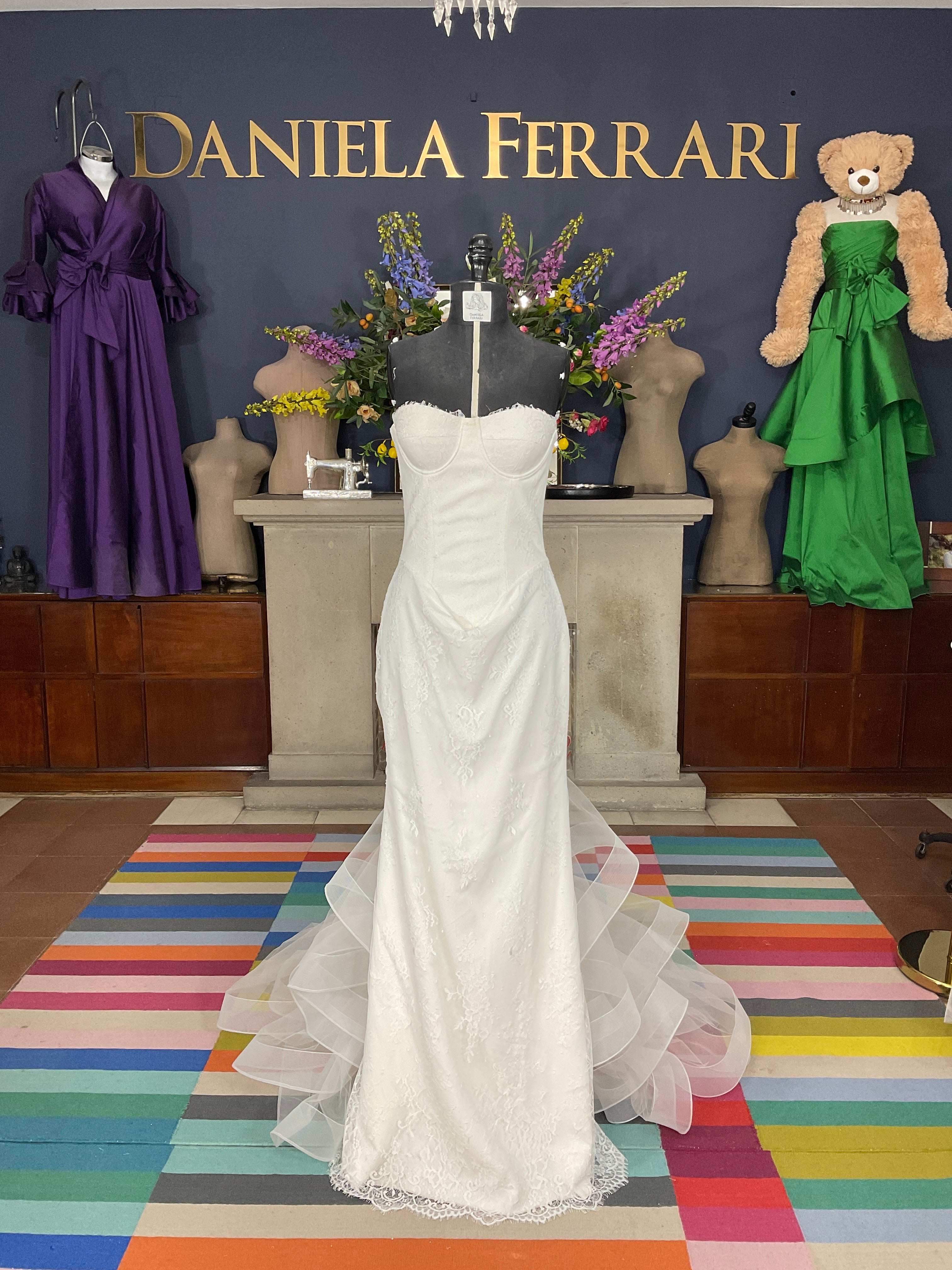 Alessandra Long Vestido de Novia