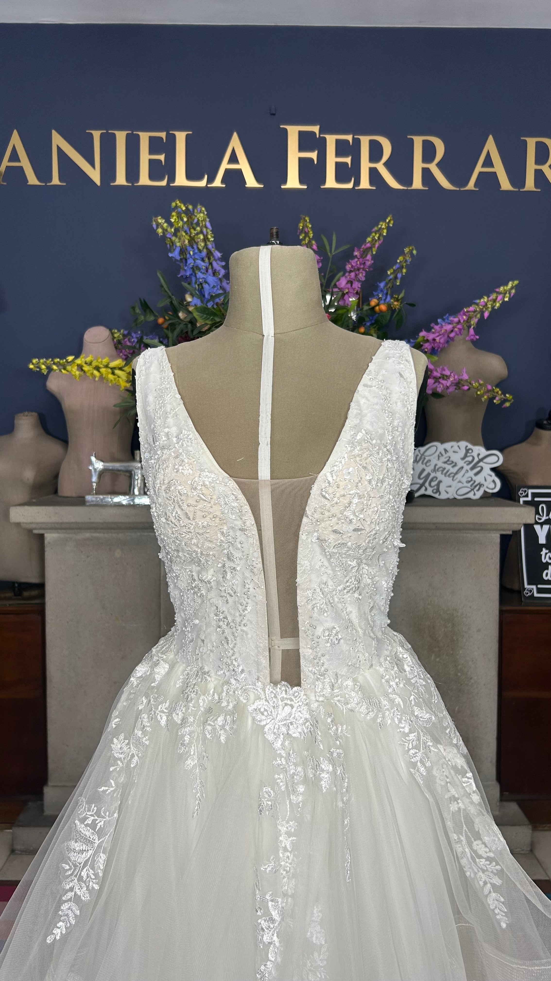 Ivory Vestido de Novia