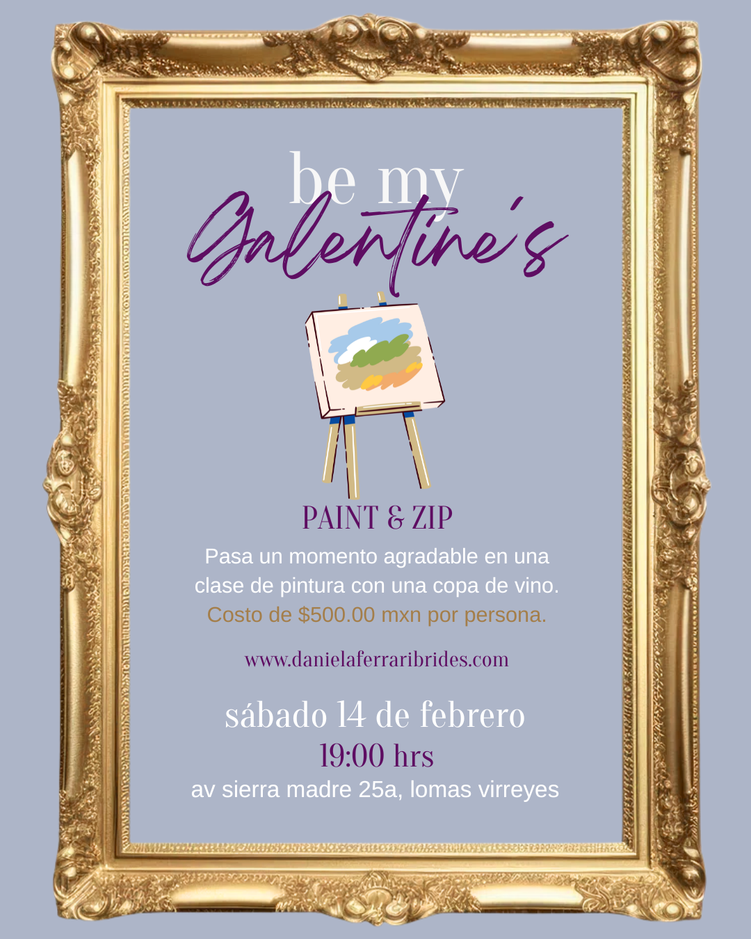 Paint N Wine – Sip N Paint Galentine’s
