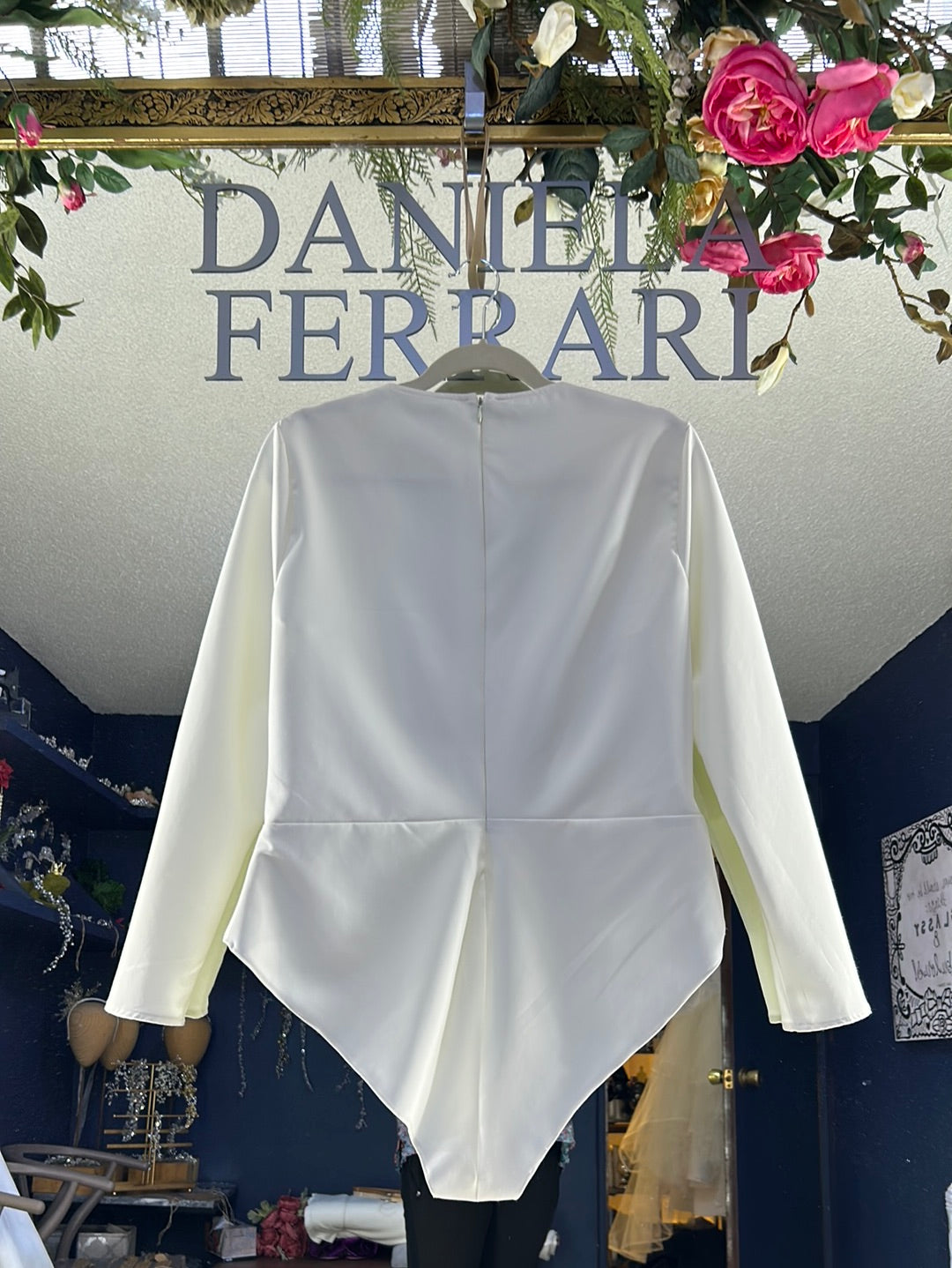 Body crossi crepé seda