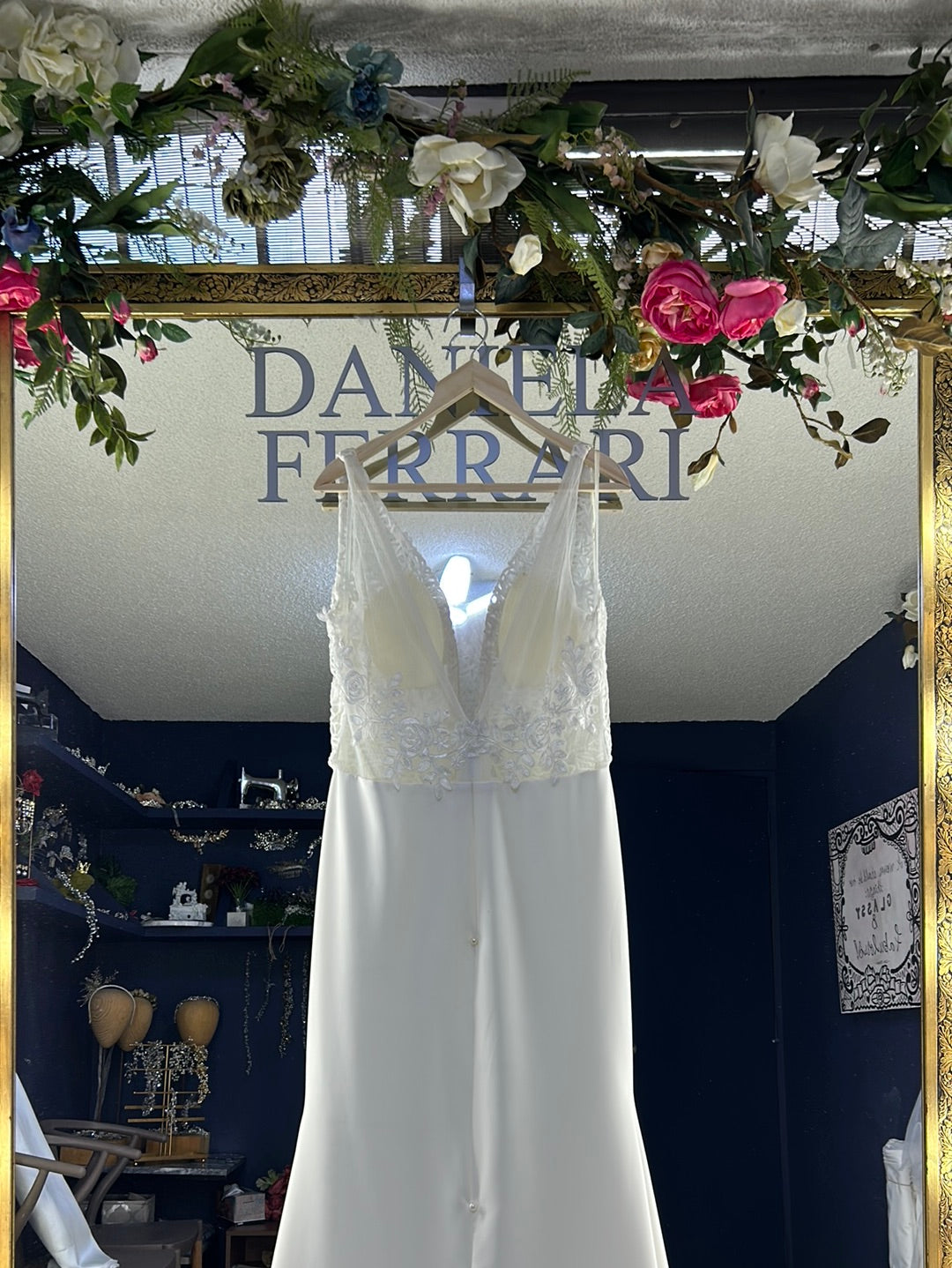 Finn vestido de novia