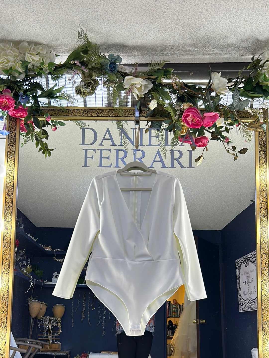 Body crossi crepé seda