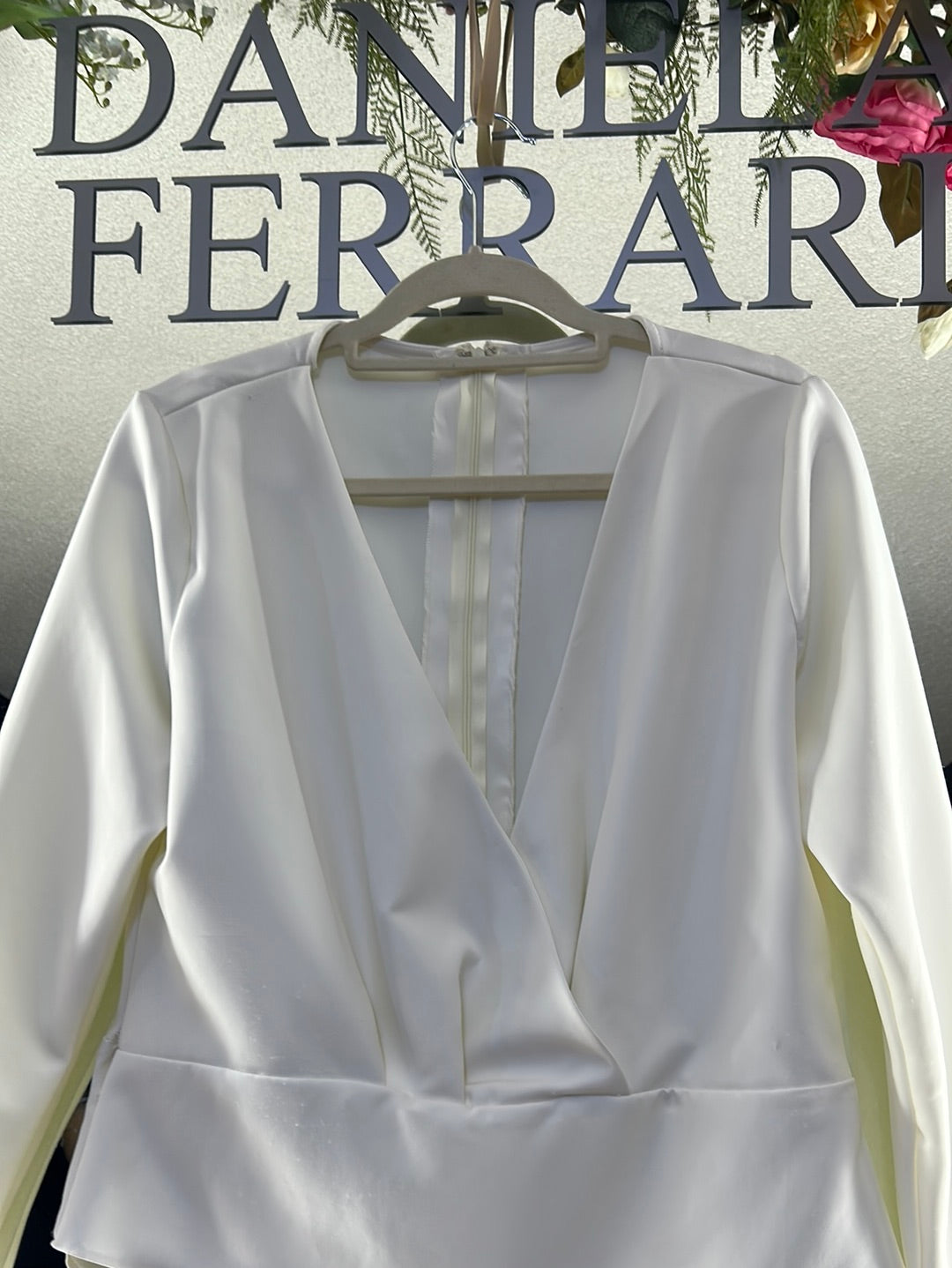 Body crossi crepé seda