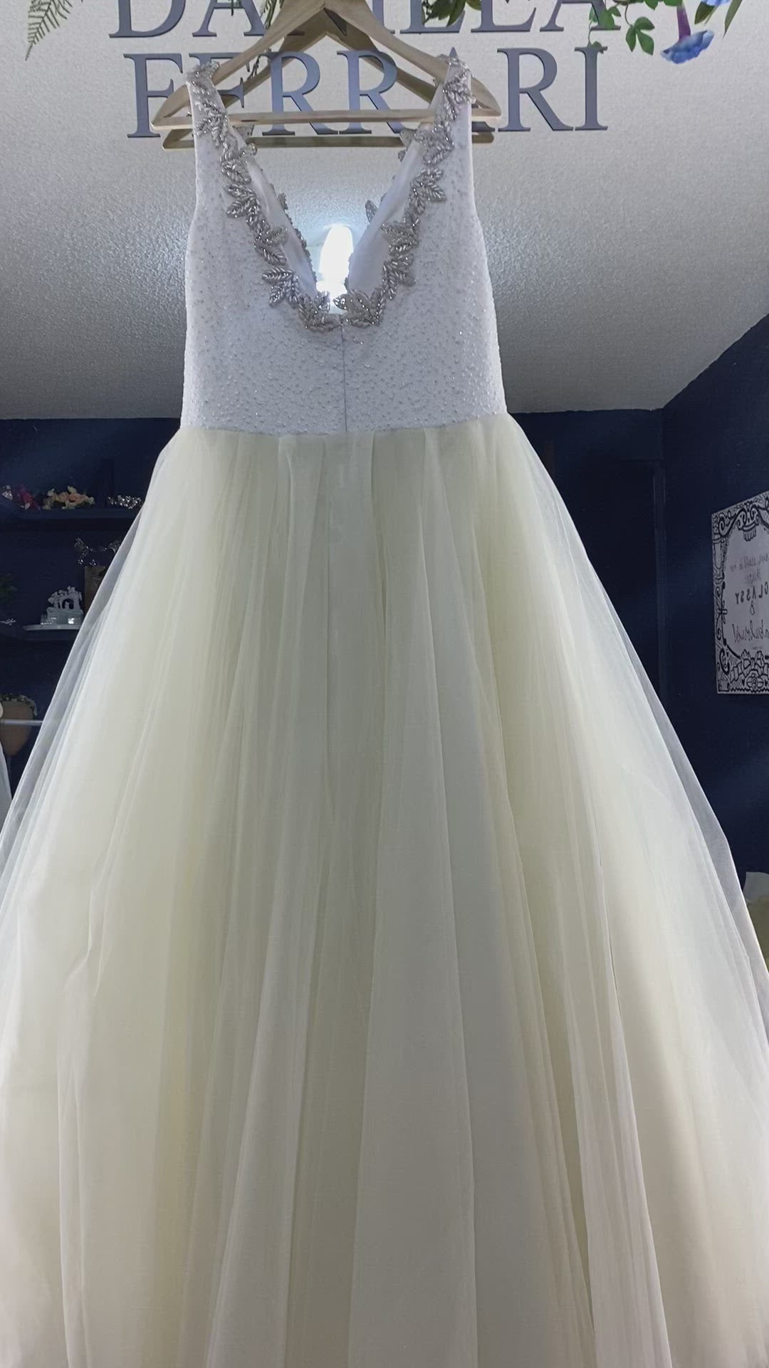 Gardenia vestido de novia