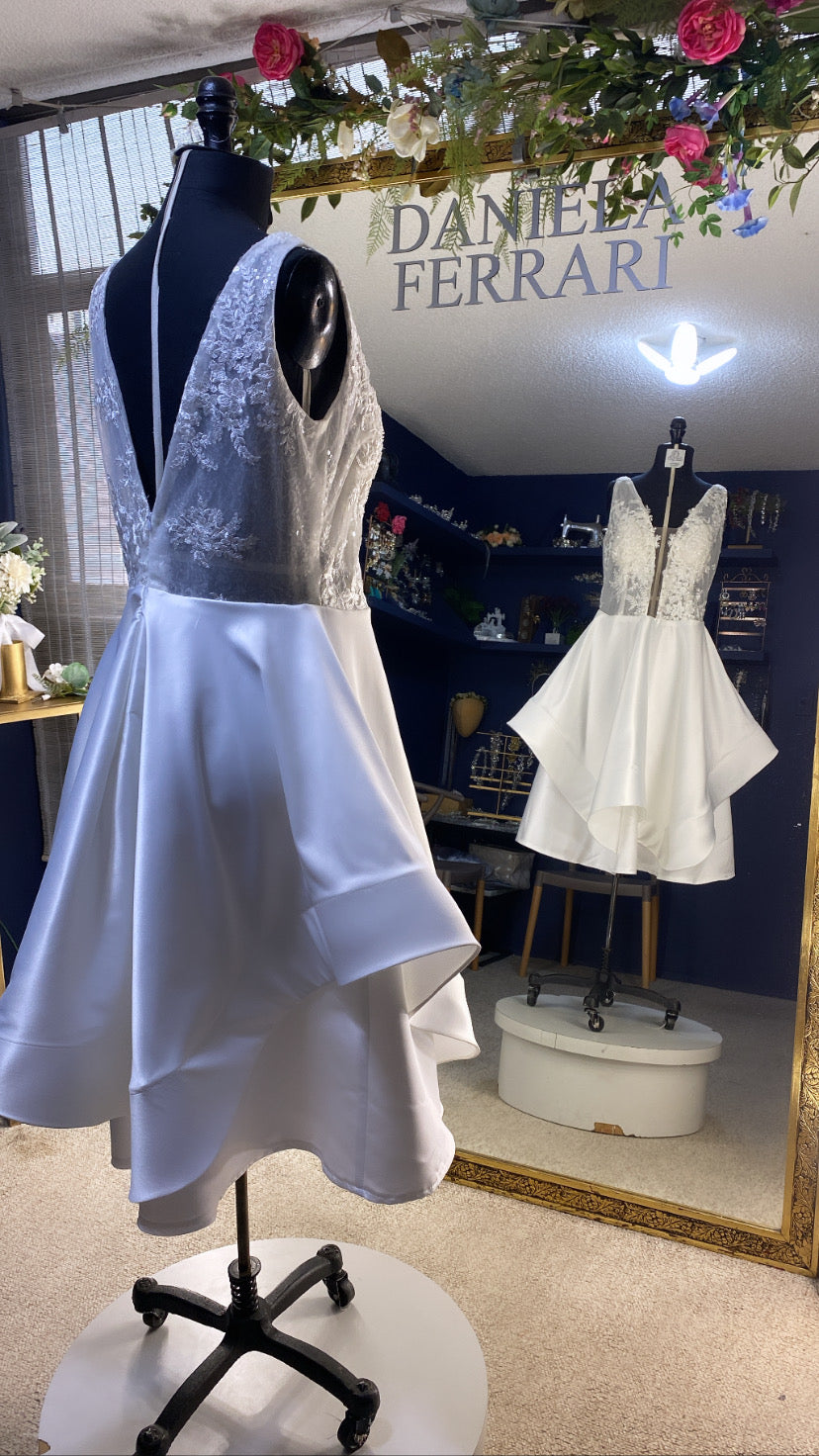 Naruana vestido de novia CORTO