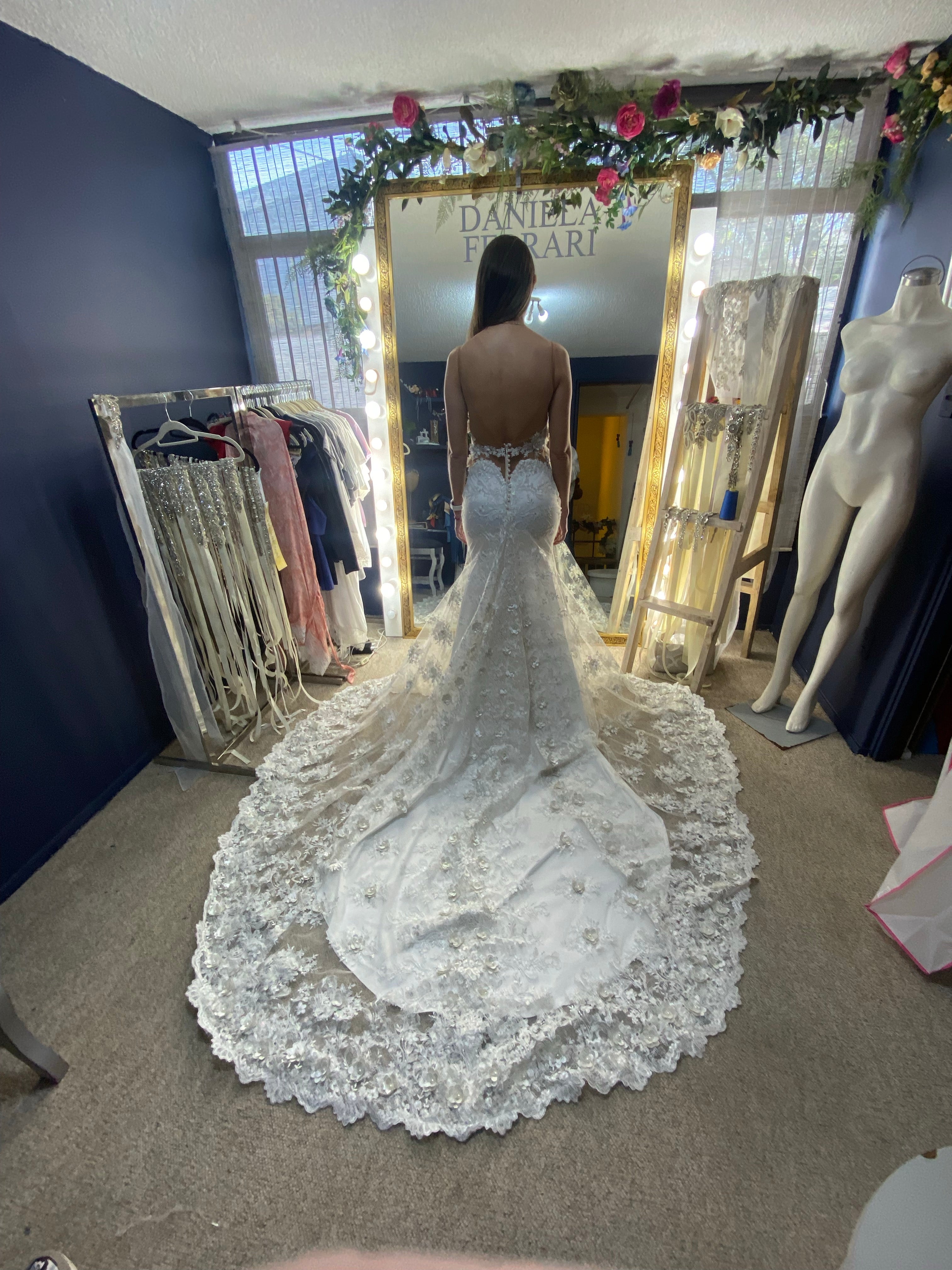 Claudia vestido de novia