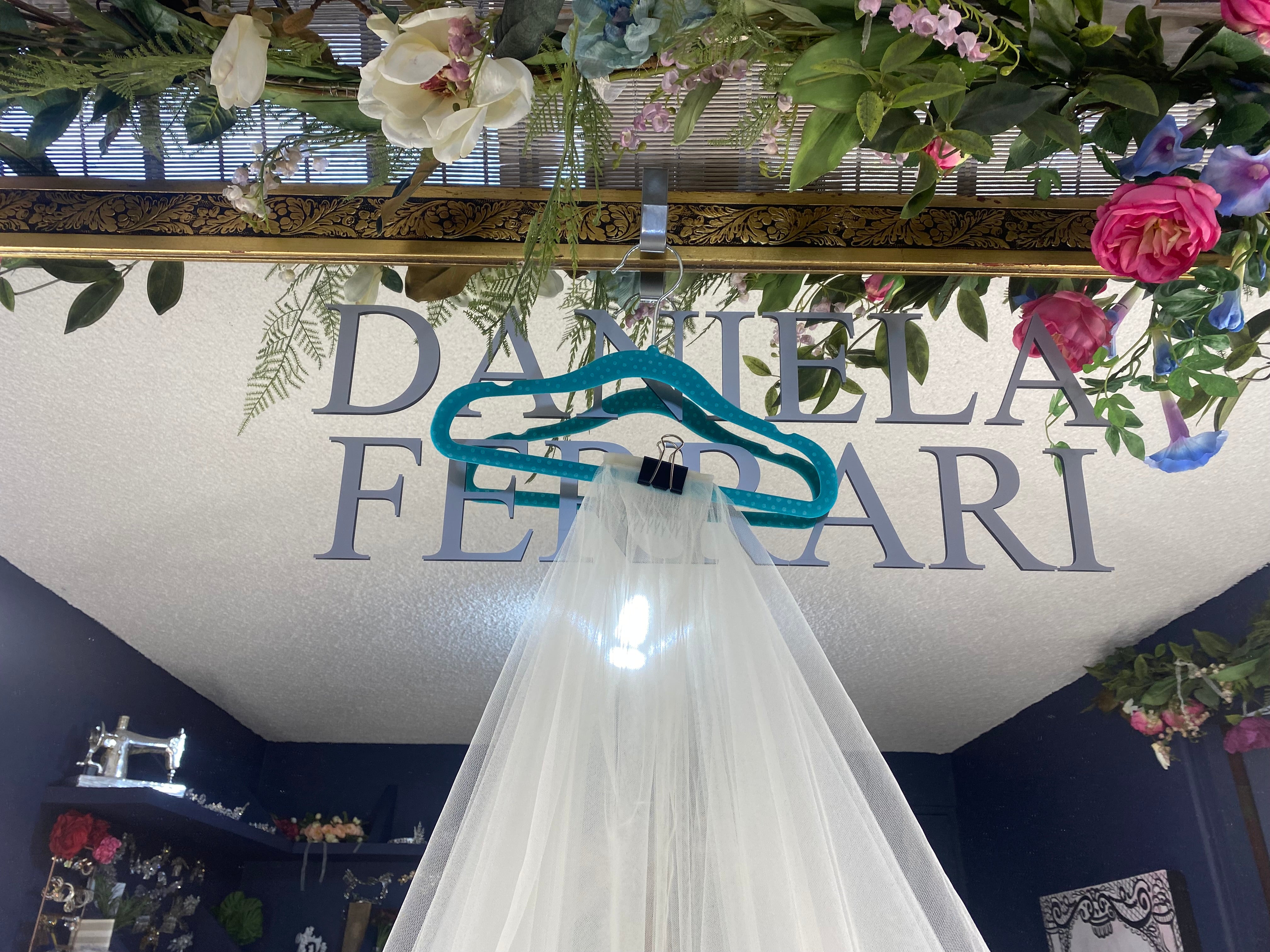 Velo doble crin mediano y chico largo catedral