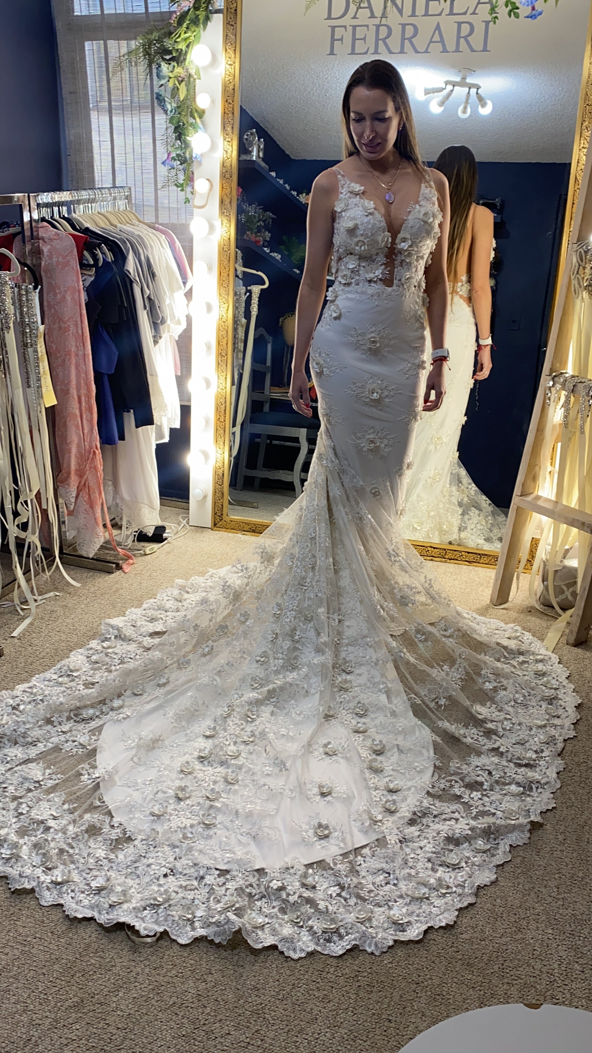 Claudia vestido de novia