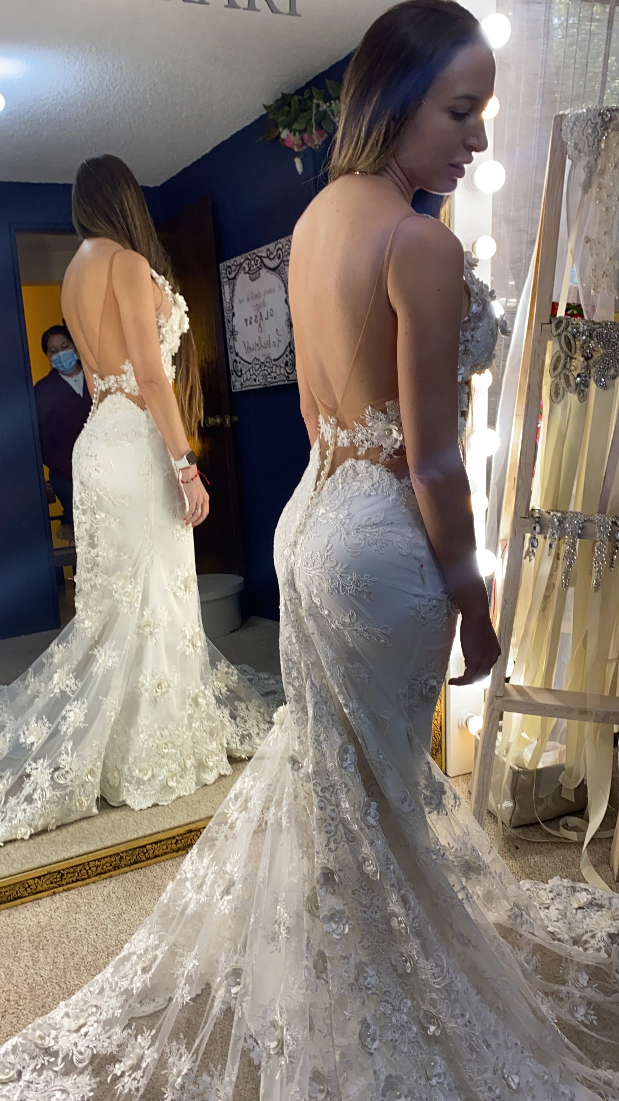 Claudia vestido de novia