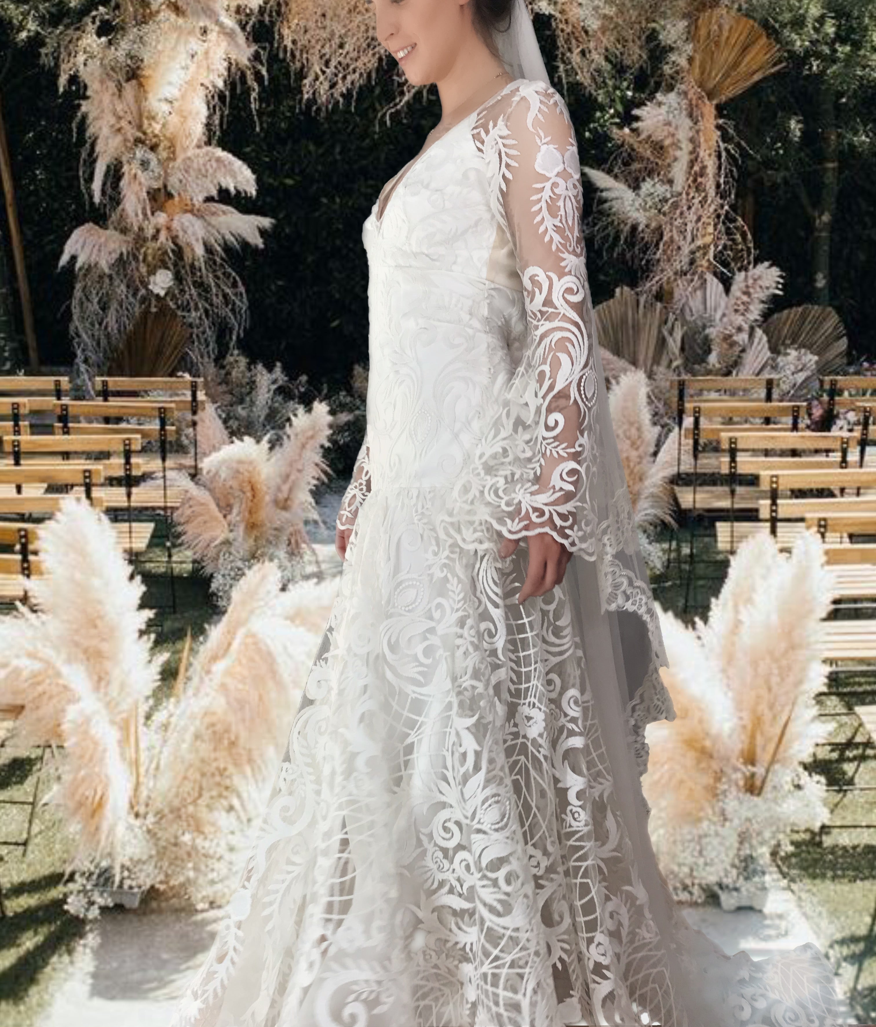 Hadya vestido de novia Boho SOLD