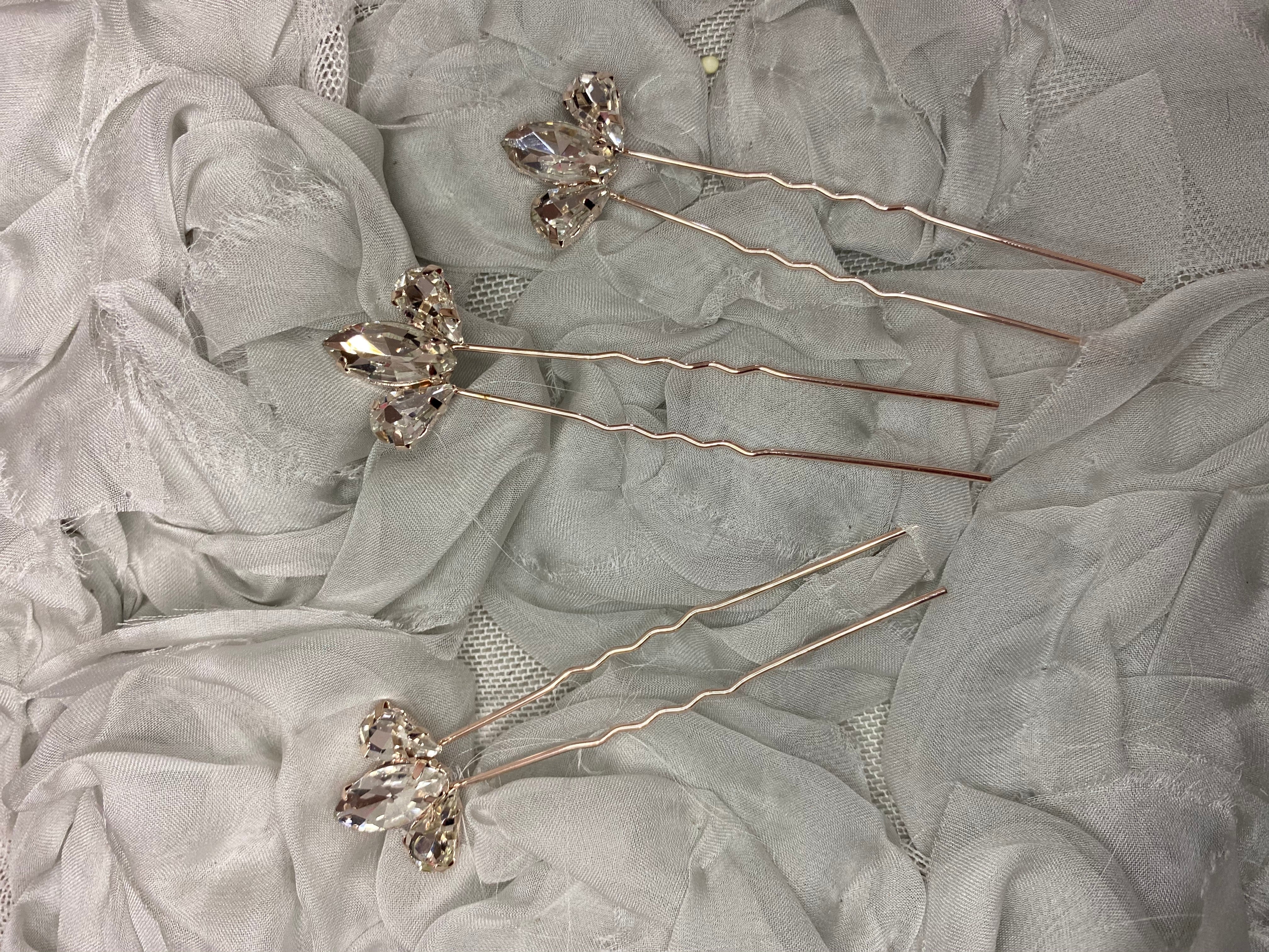 Trío horquillas Flor de Lis