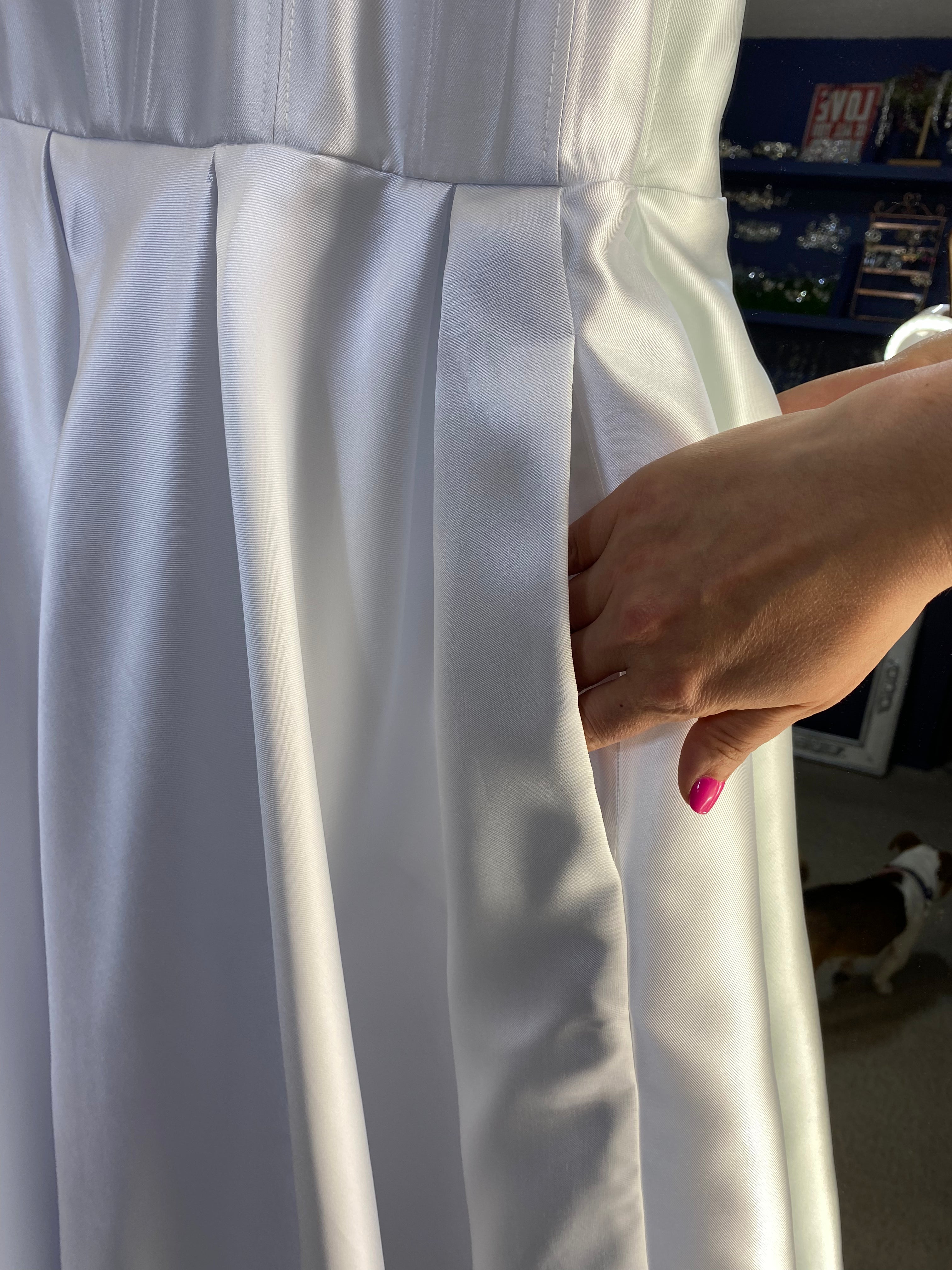 Raya vestido de novia civil