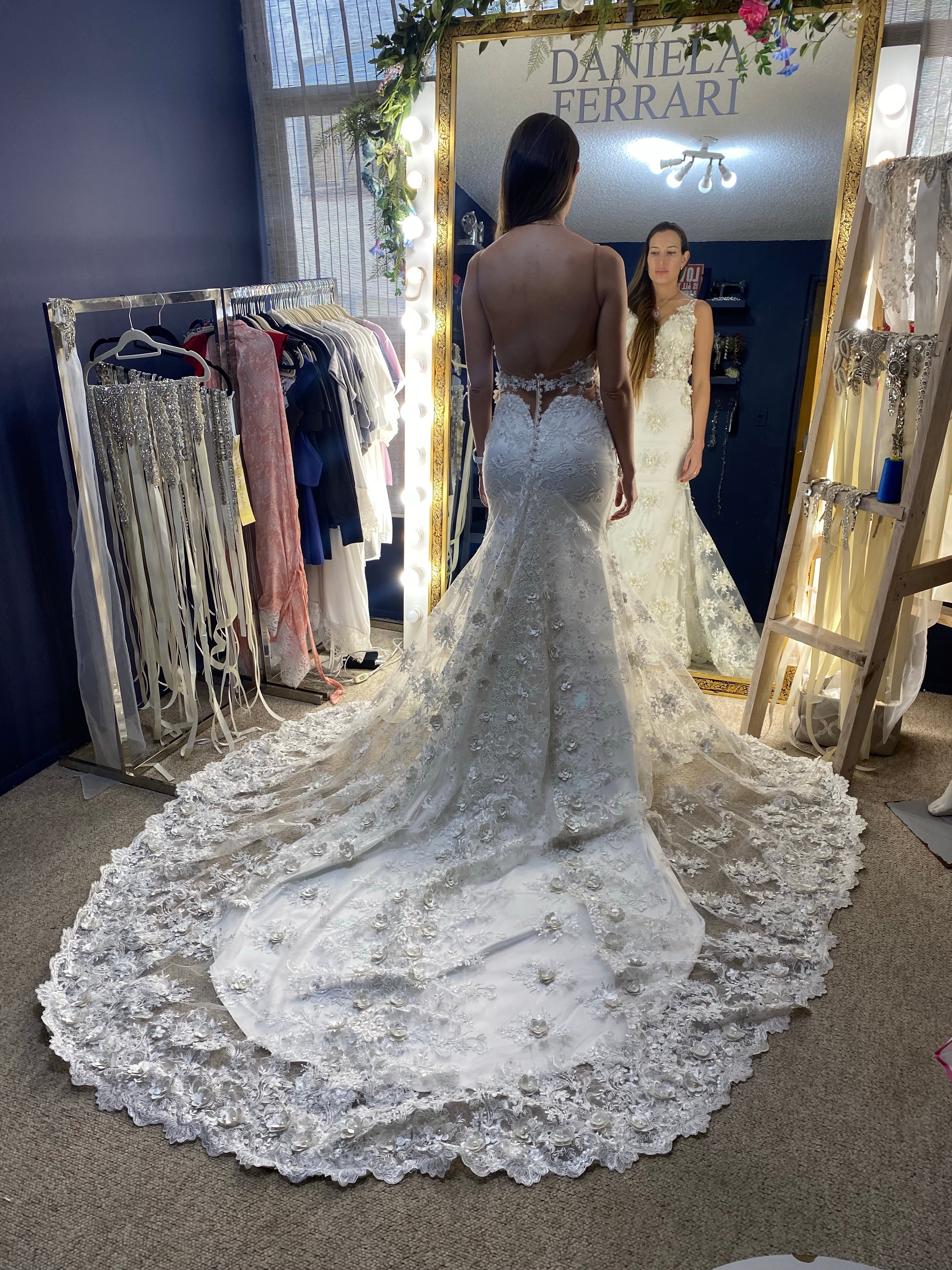 Claudia vestido de novia