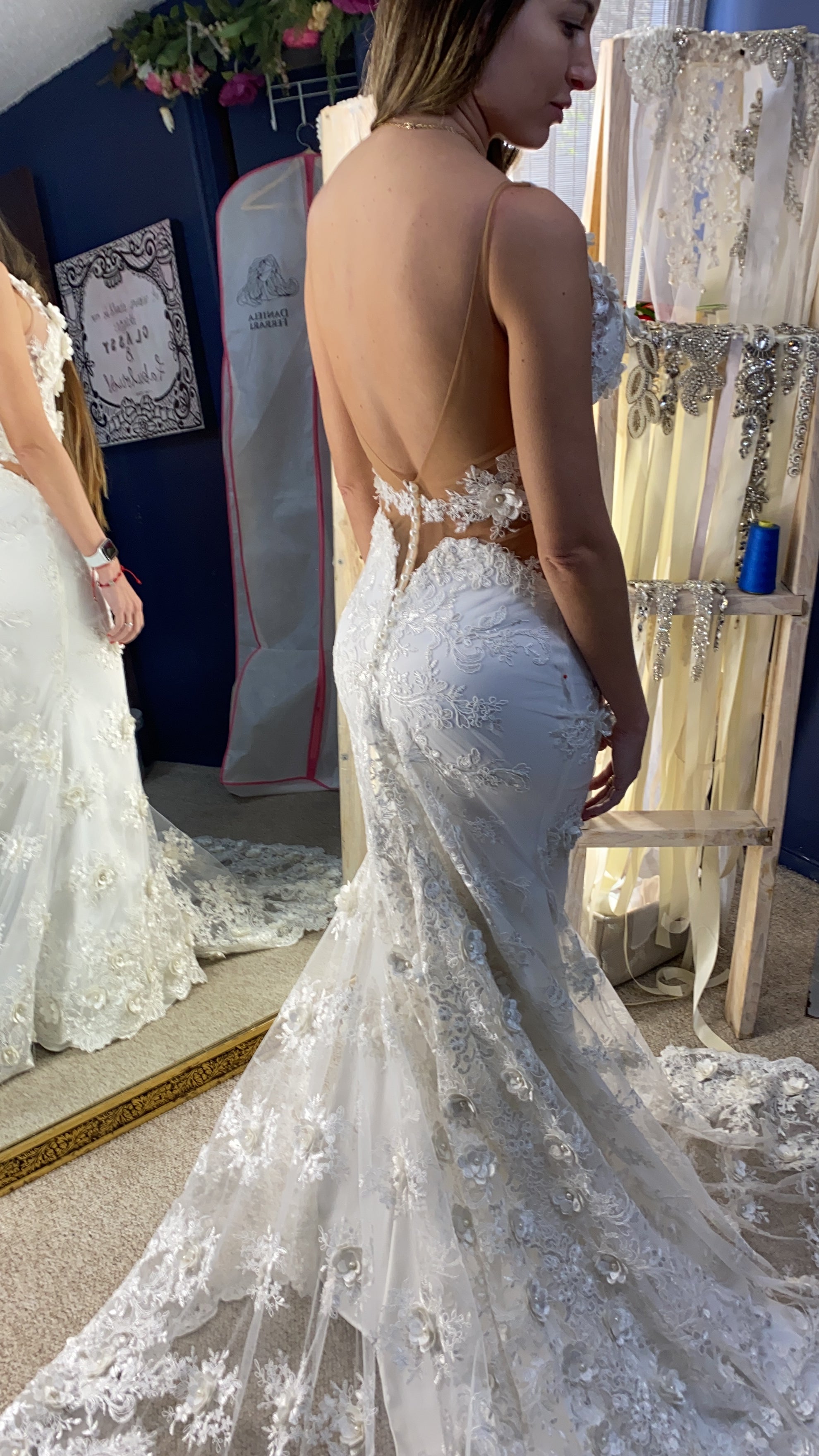 Claudia vestido de novia