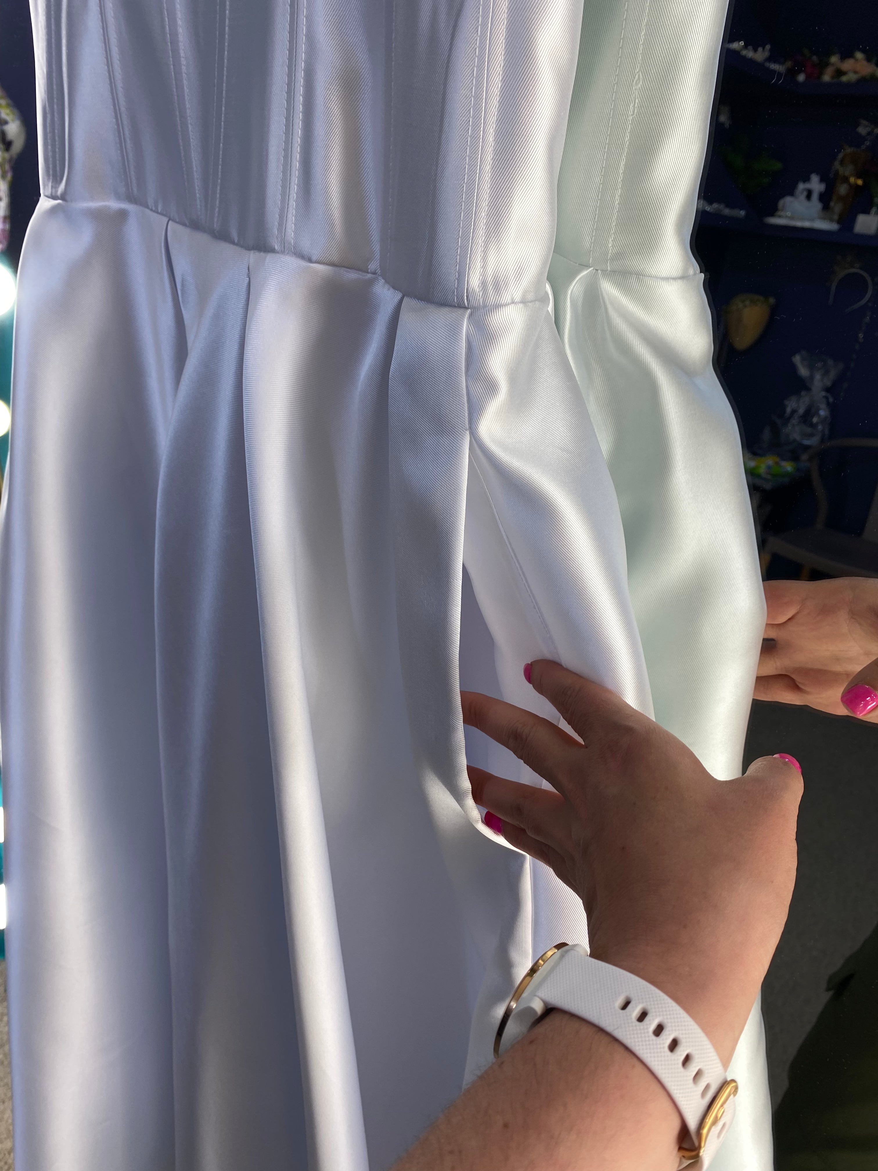 Raya vestido de novia civil