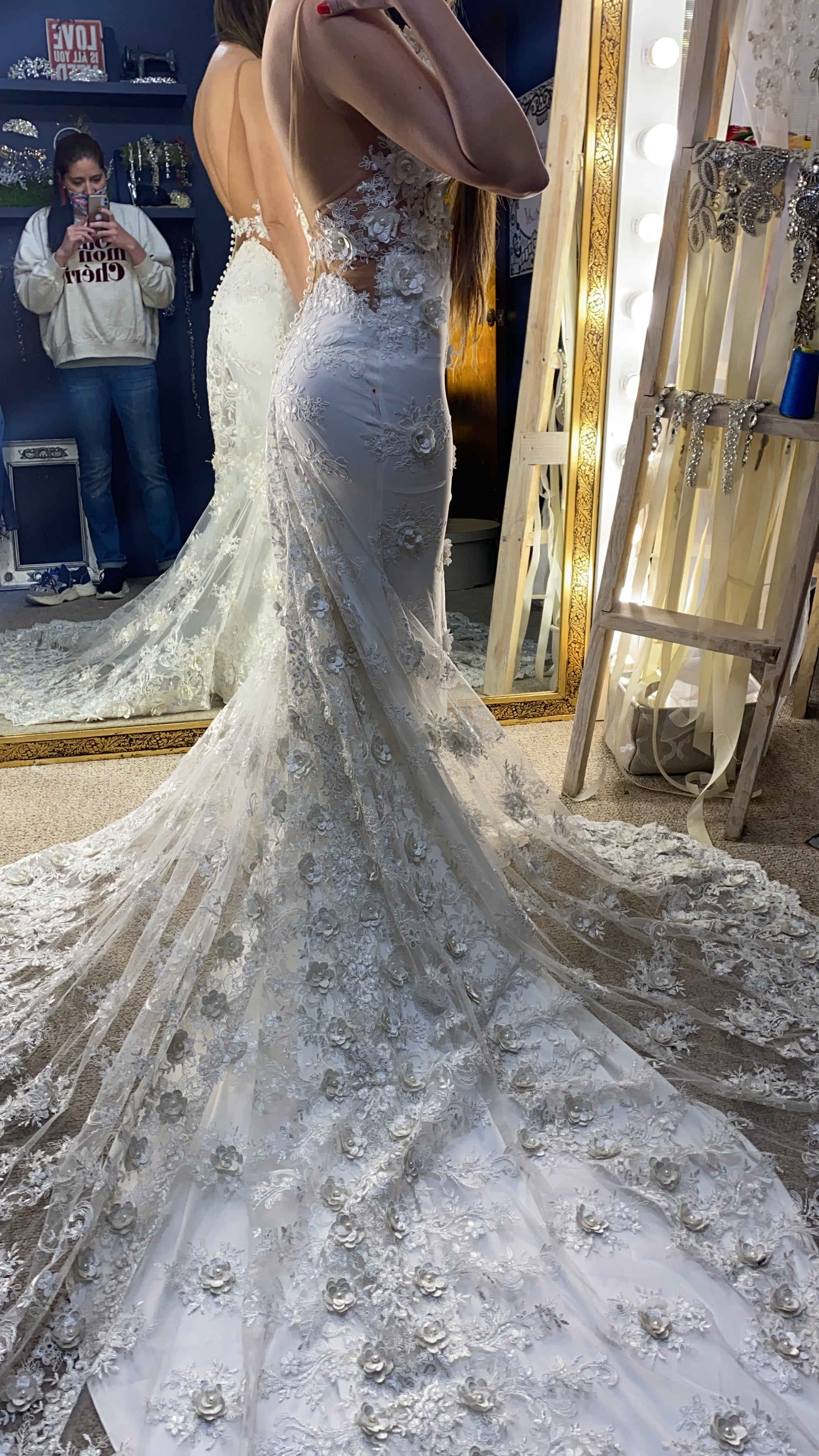 Claudia vestido de novia