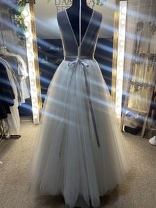 Garriré vestido de novia transparencias