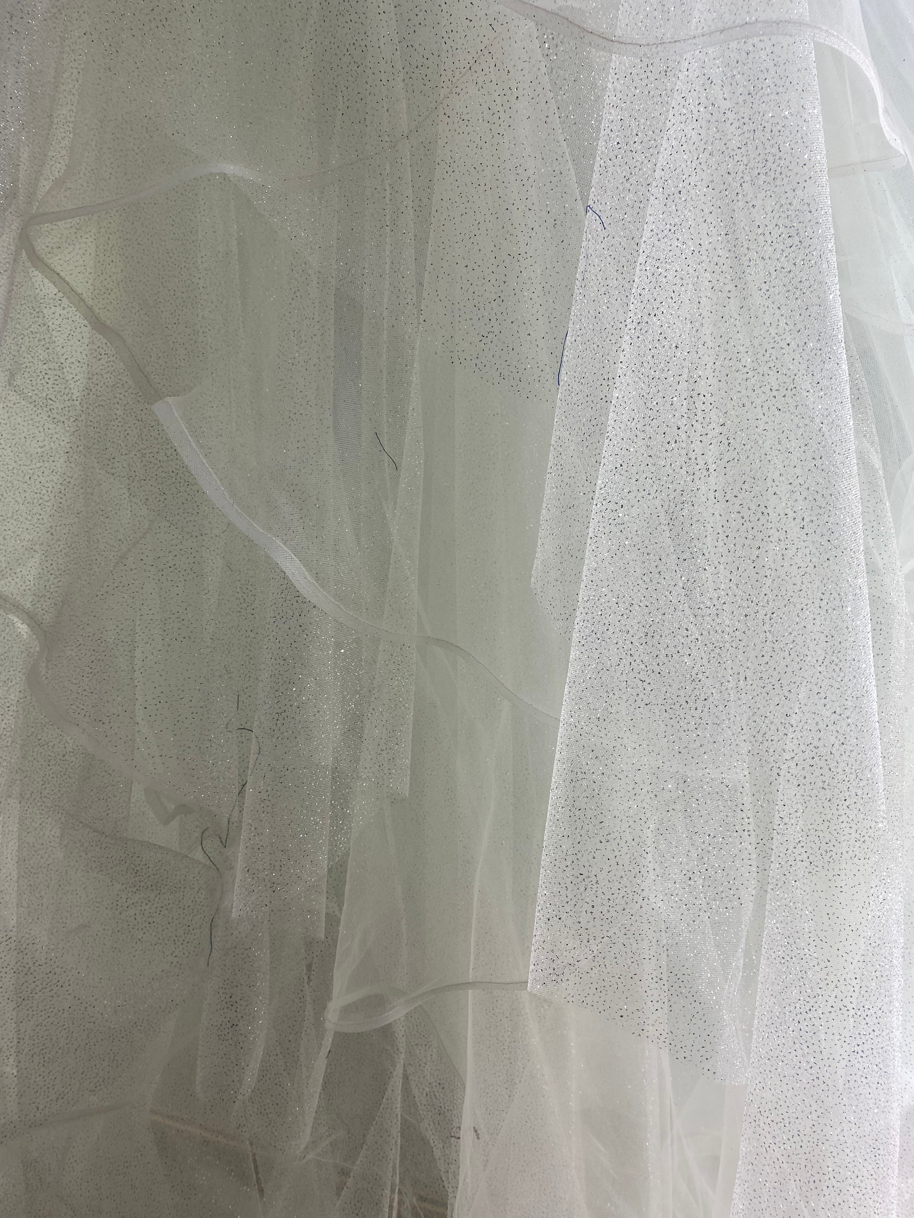 Cauda desmontable tulle con glitter