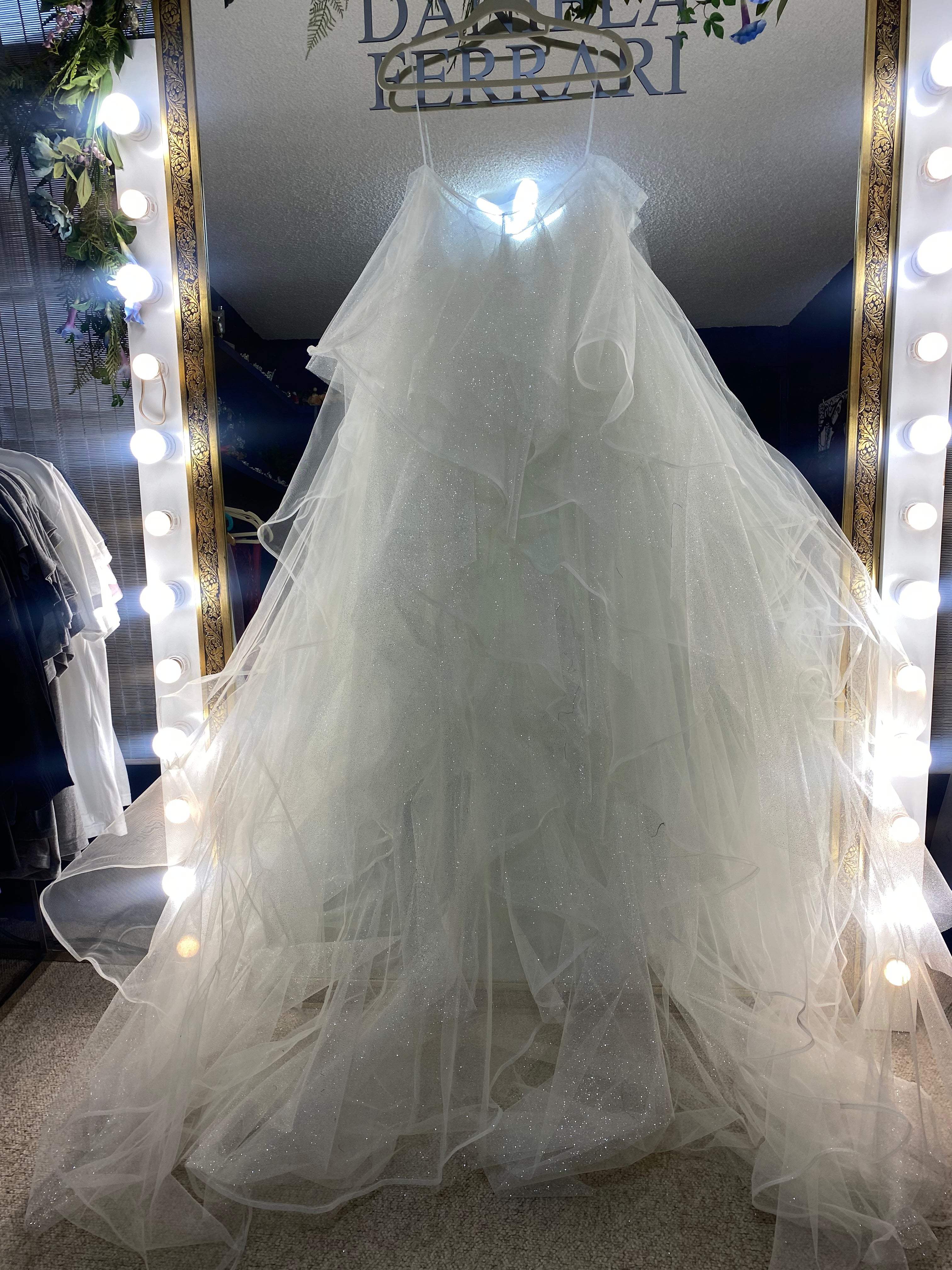 Cauda desmontable tulle con glitter