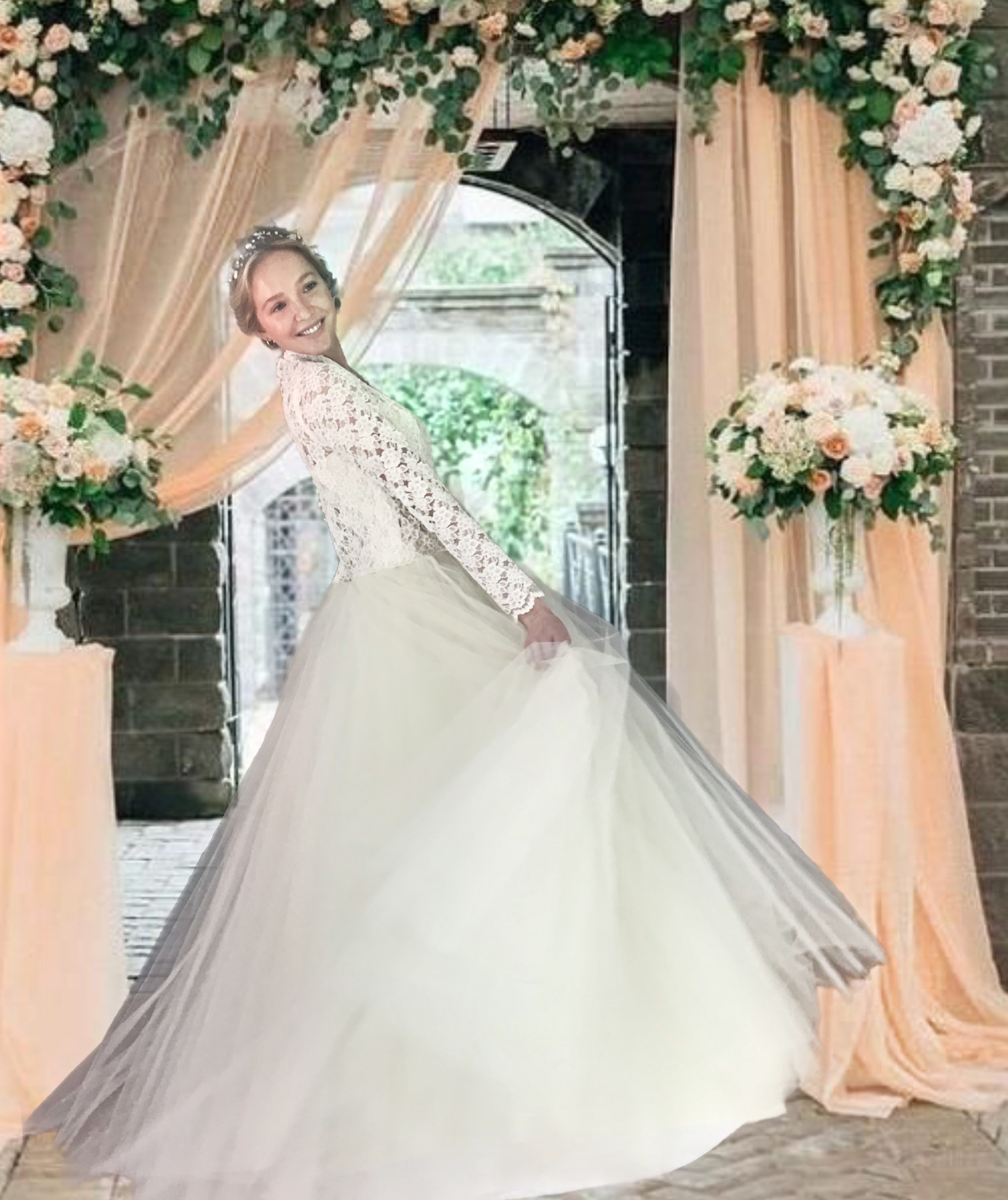 Chateaux vestido de novia