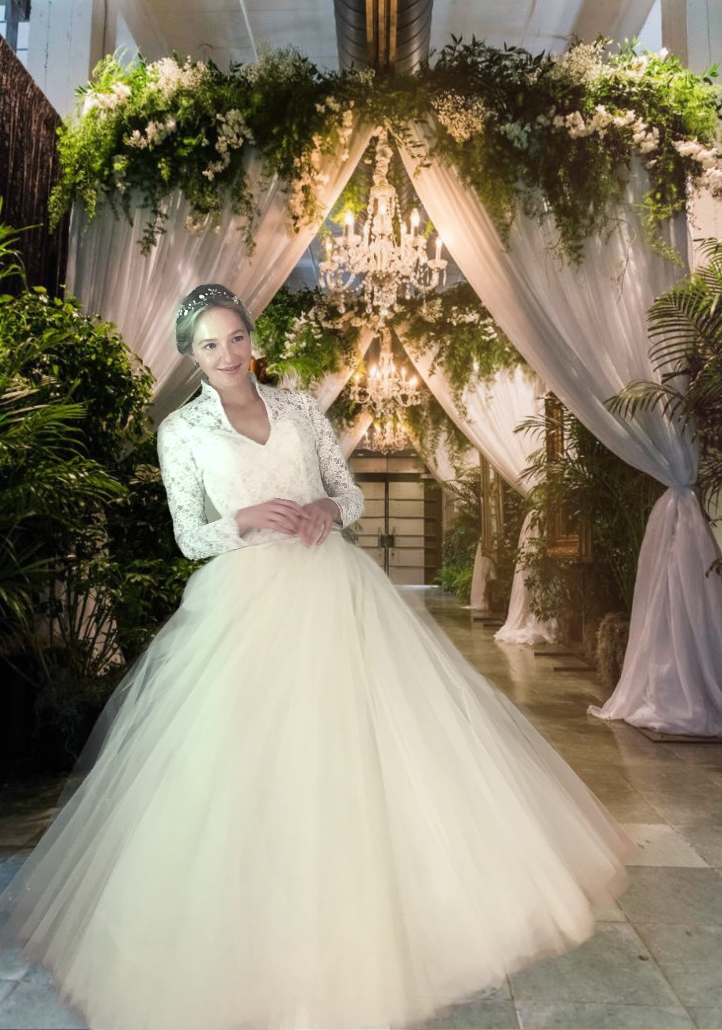 Chateaux vestido de novia