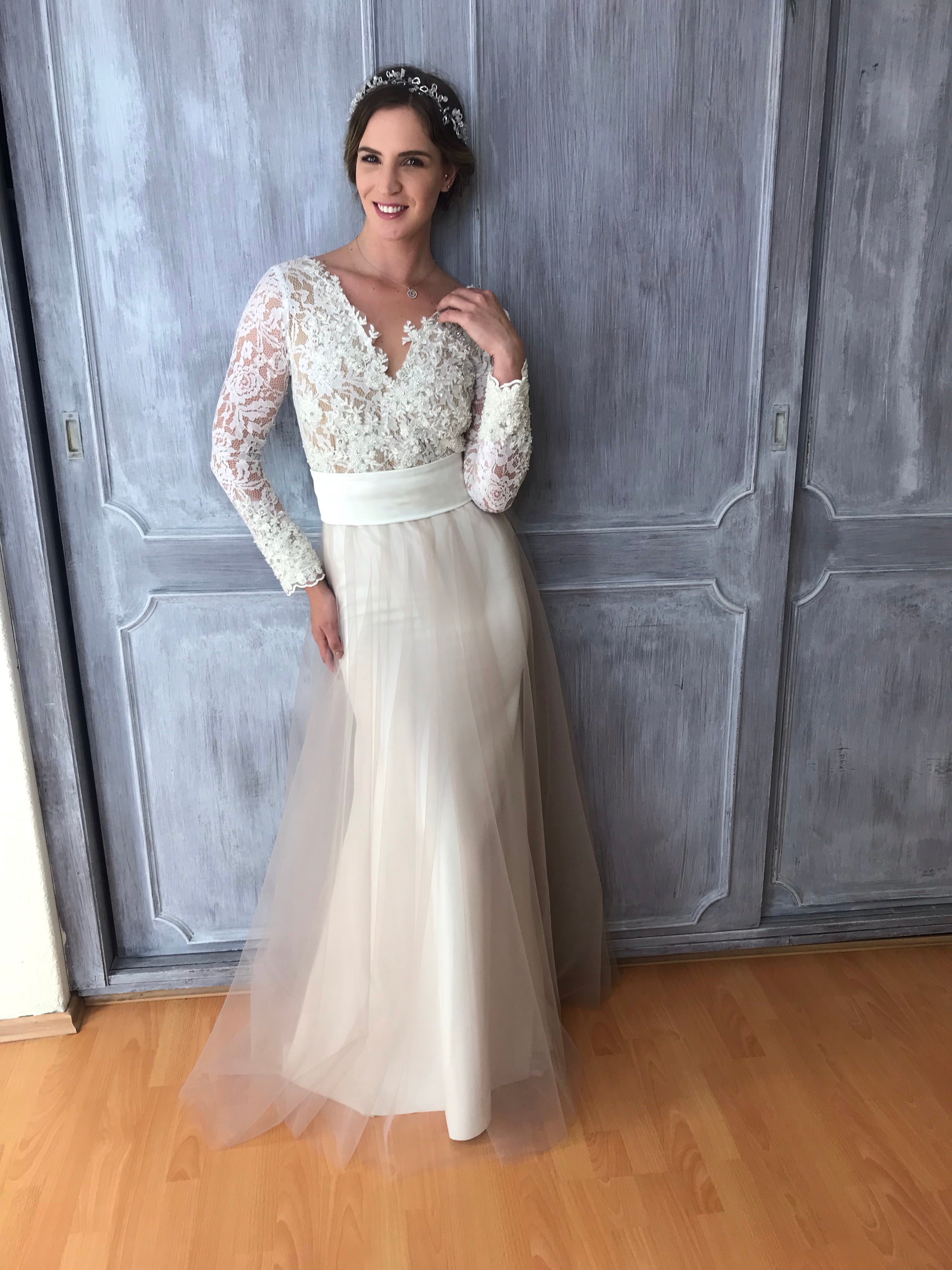 Sobre Falda tulle nylon sencilla