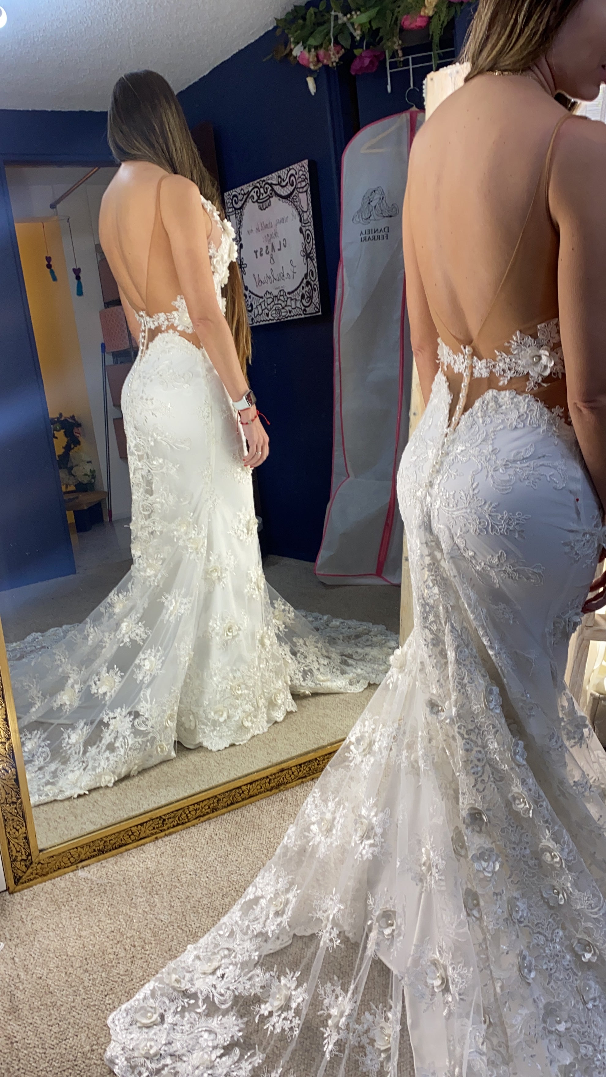 Claudia vestido de novia