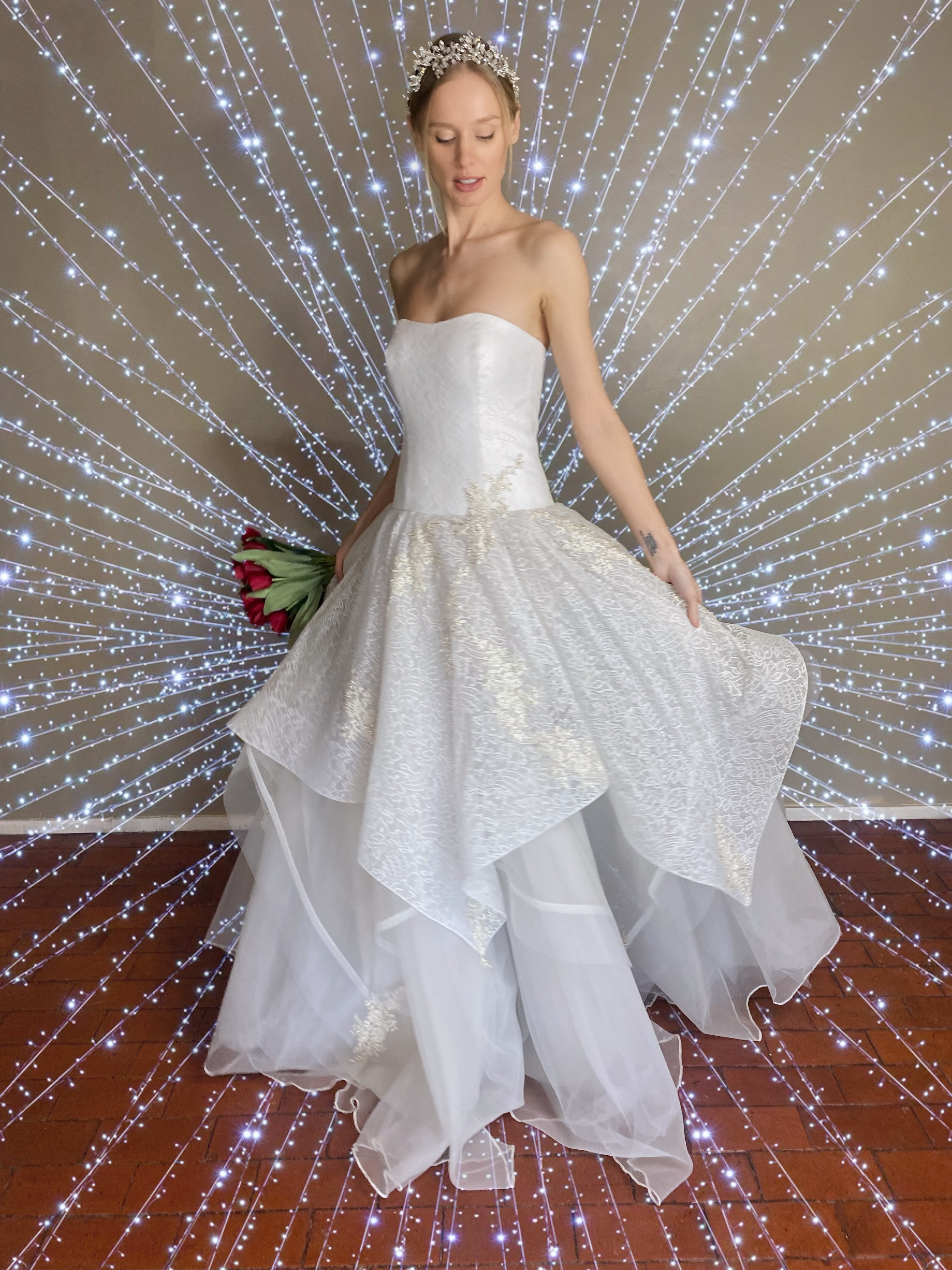 Micah vestido de novia