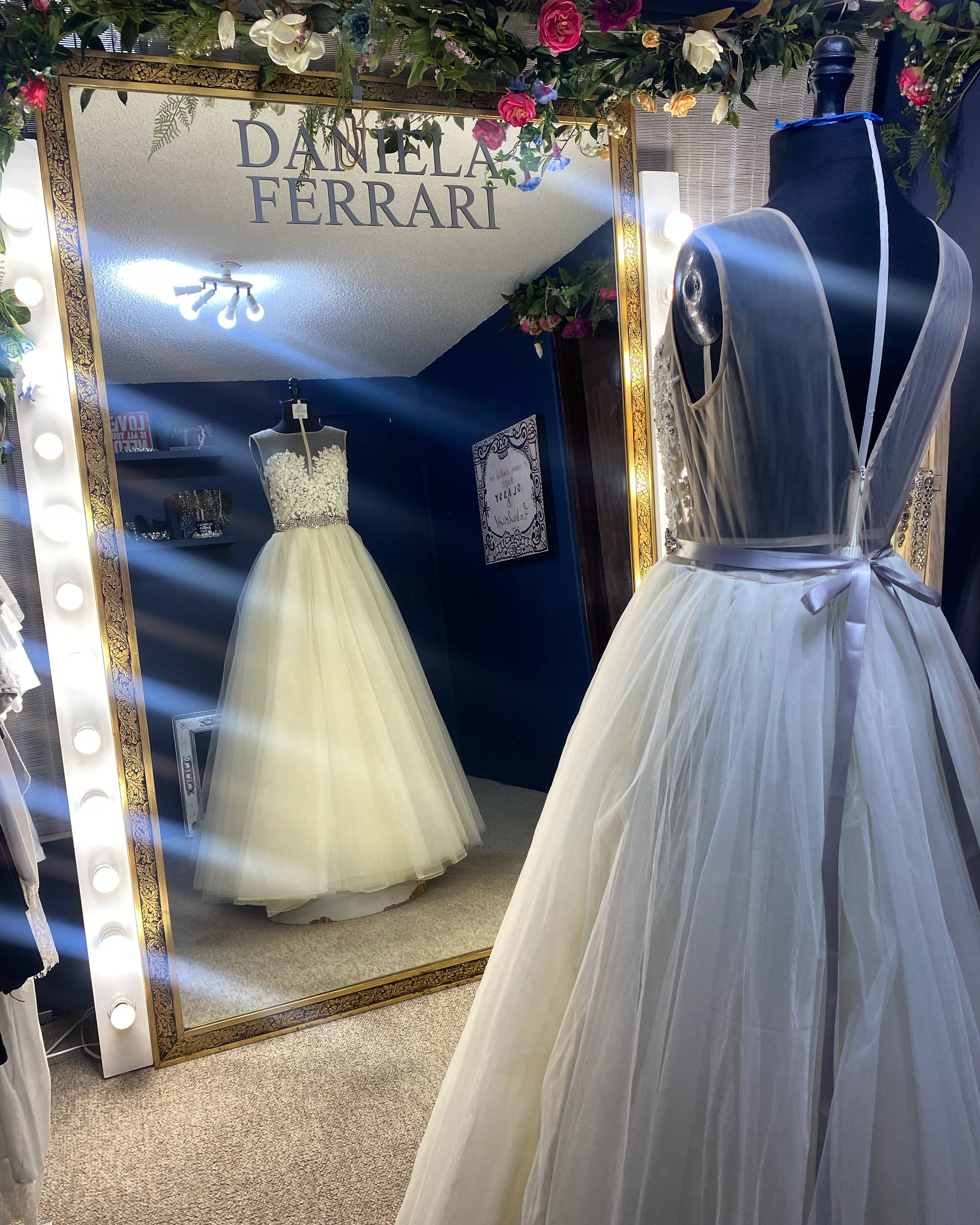 Garriré vestido de novia transparencias