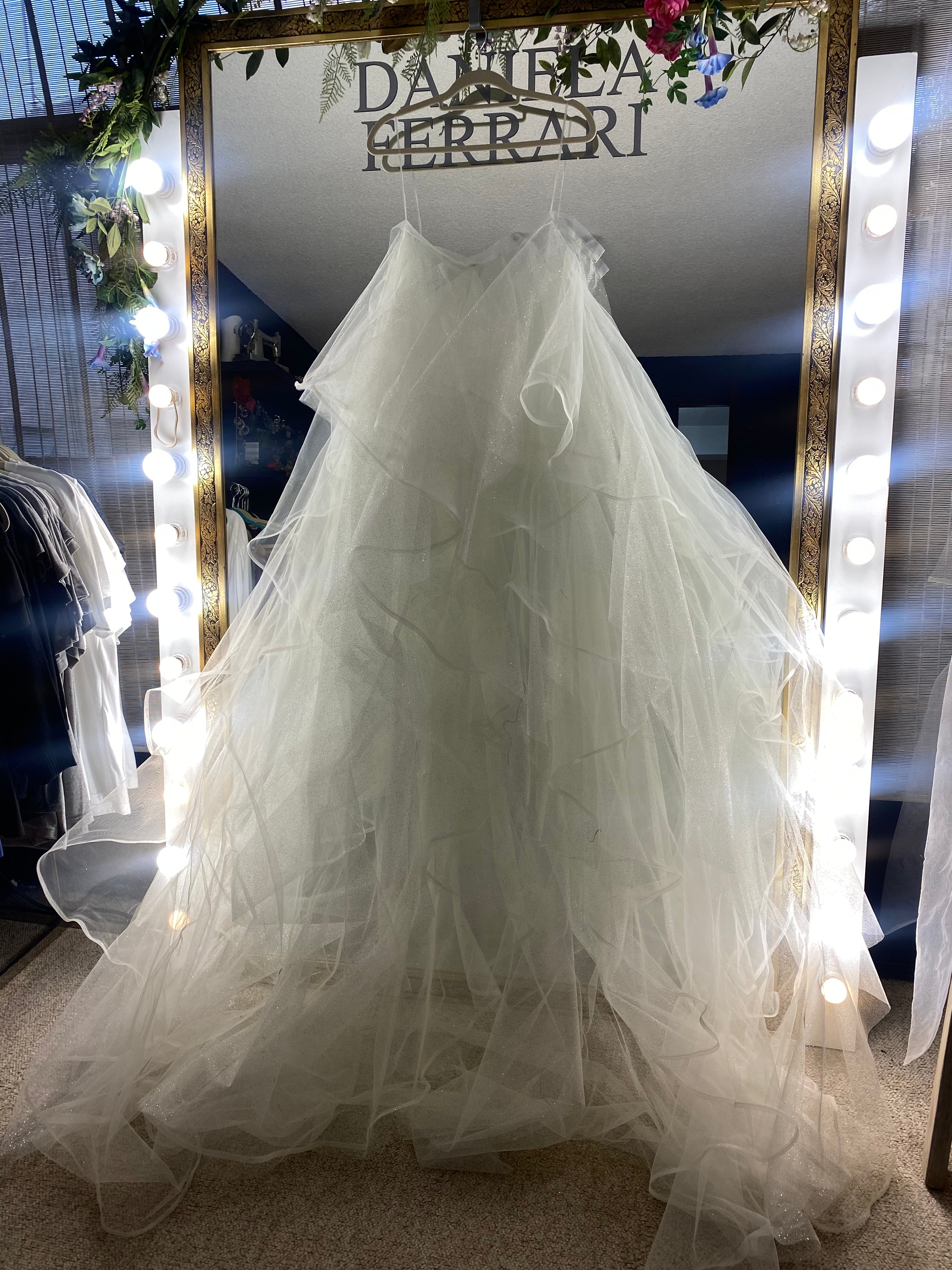 Cauda desmontable tulle con glitter