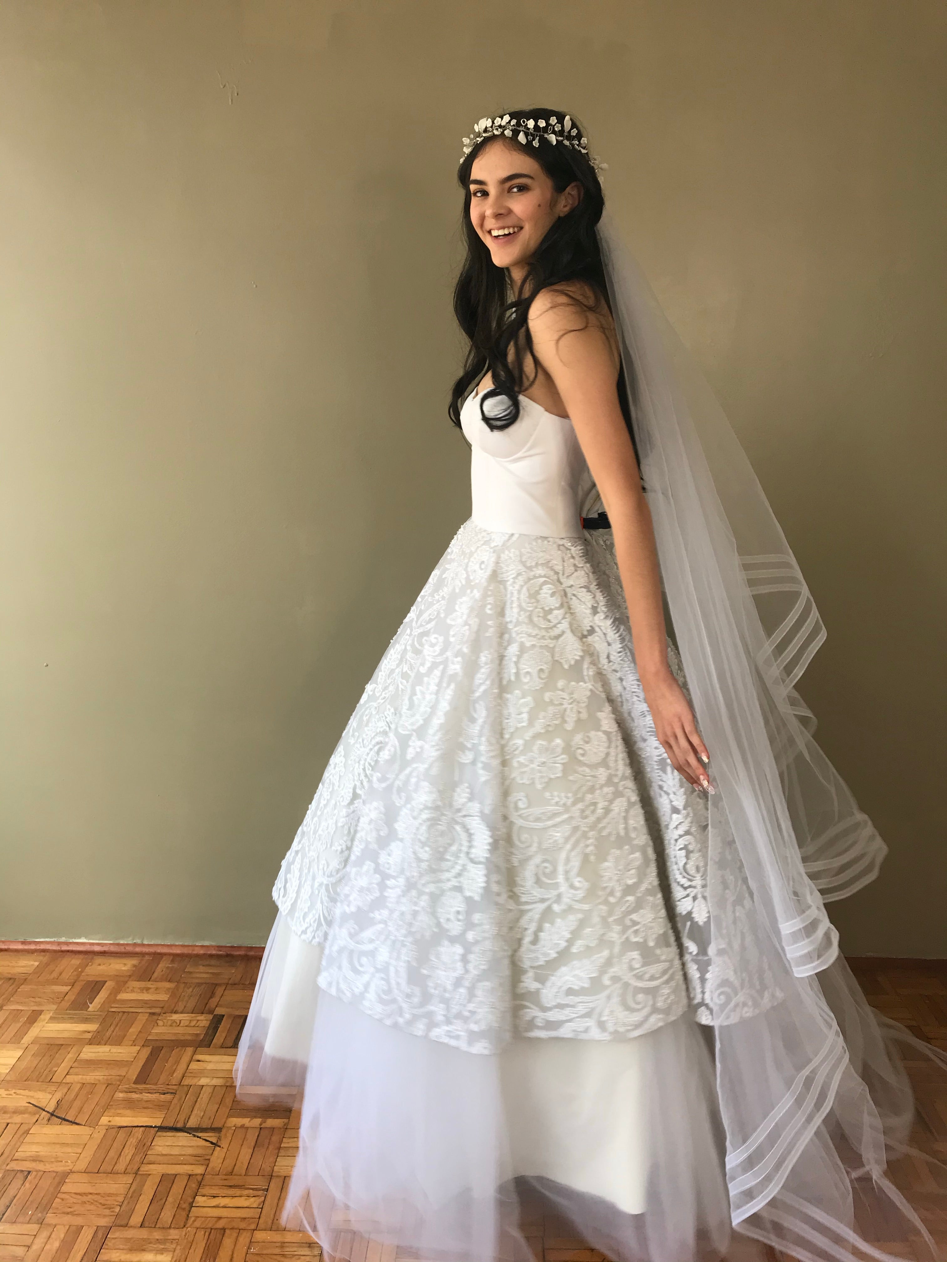 Carmina vestido de novia.SOLD