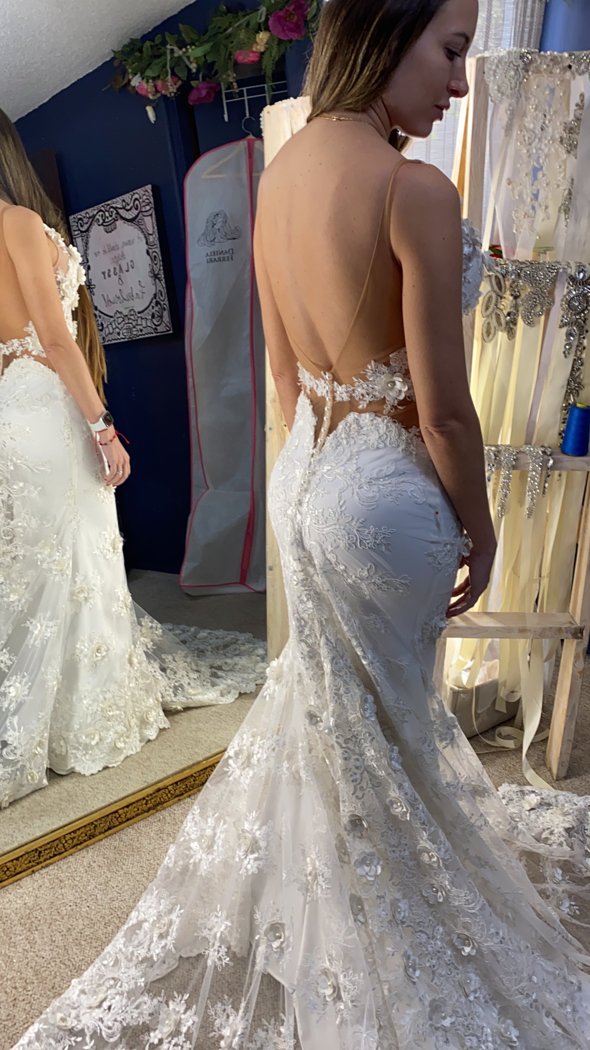 Claudia vestido de novia