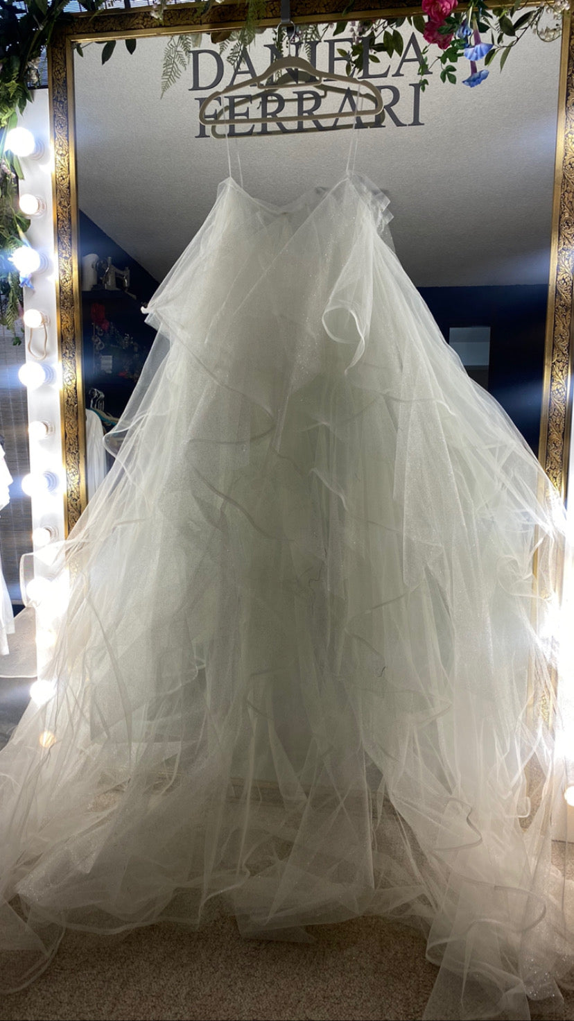 Cauda desmontable tulle con glitter