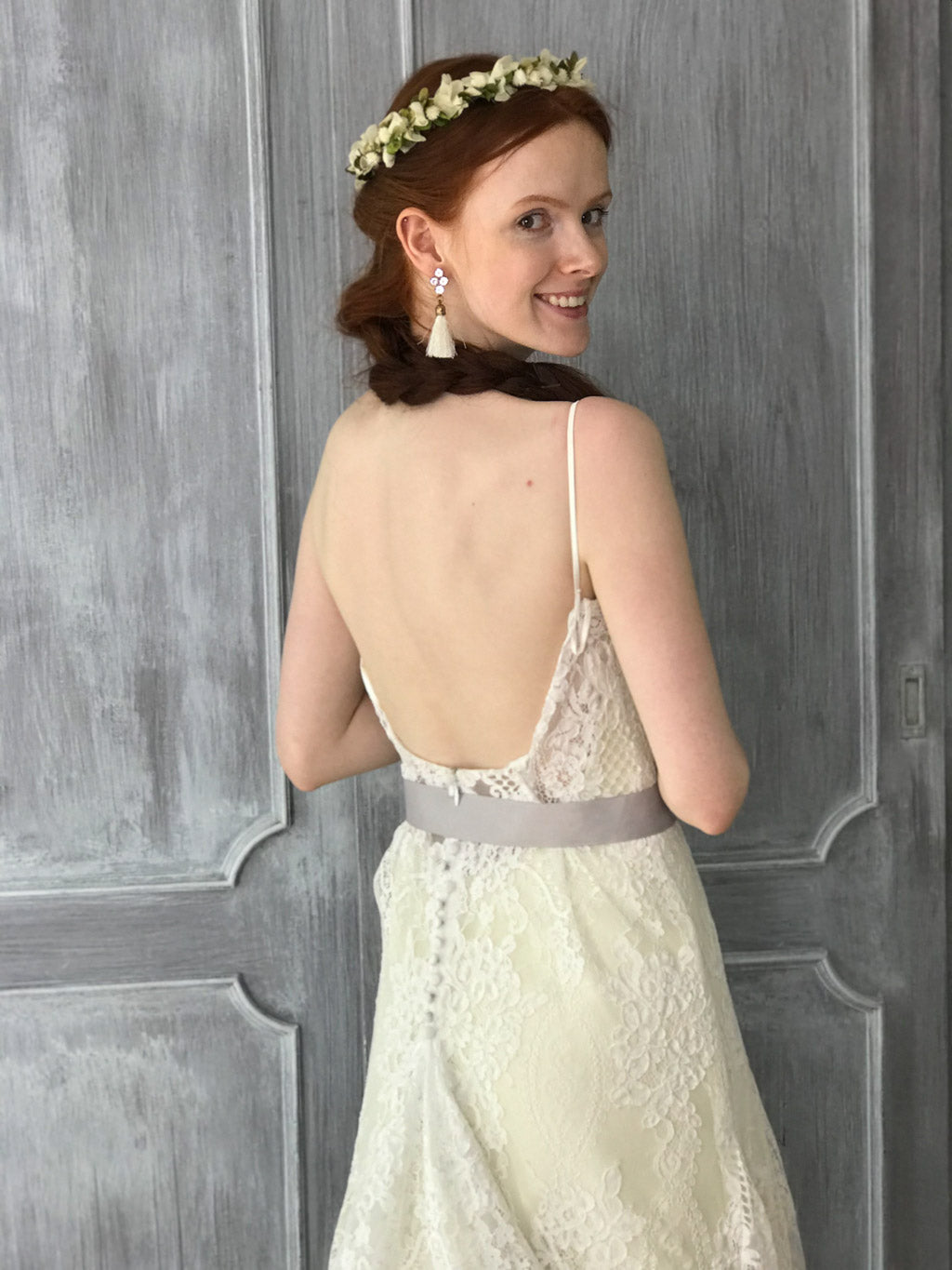 Chantilly Sevillana vestido de novia