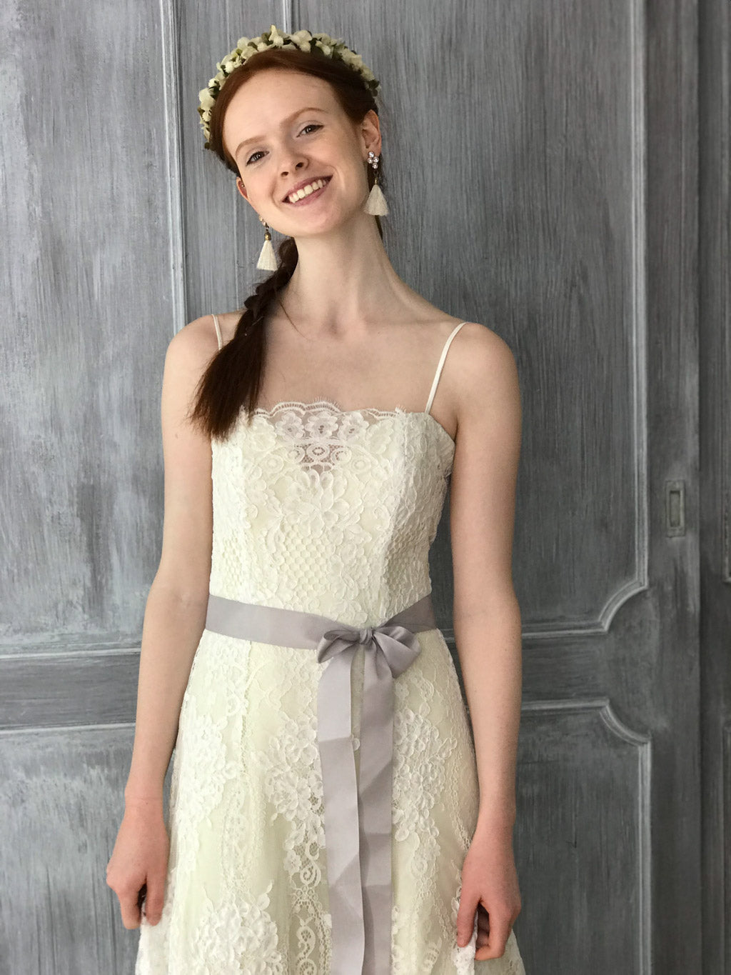 Chantilly Sevillana vestido de novia