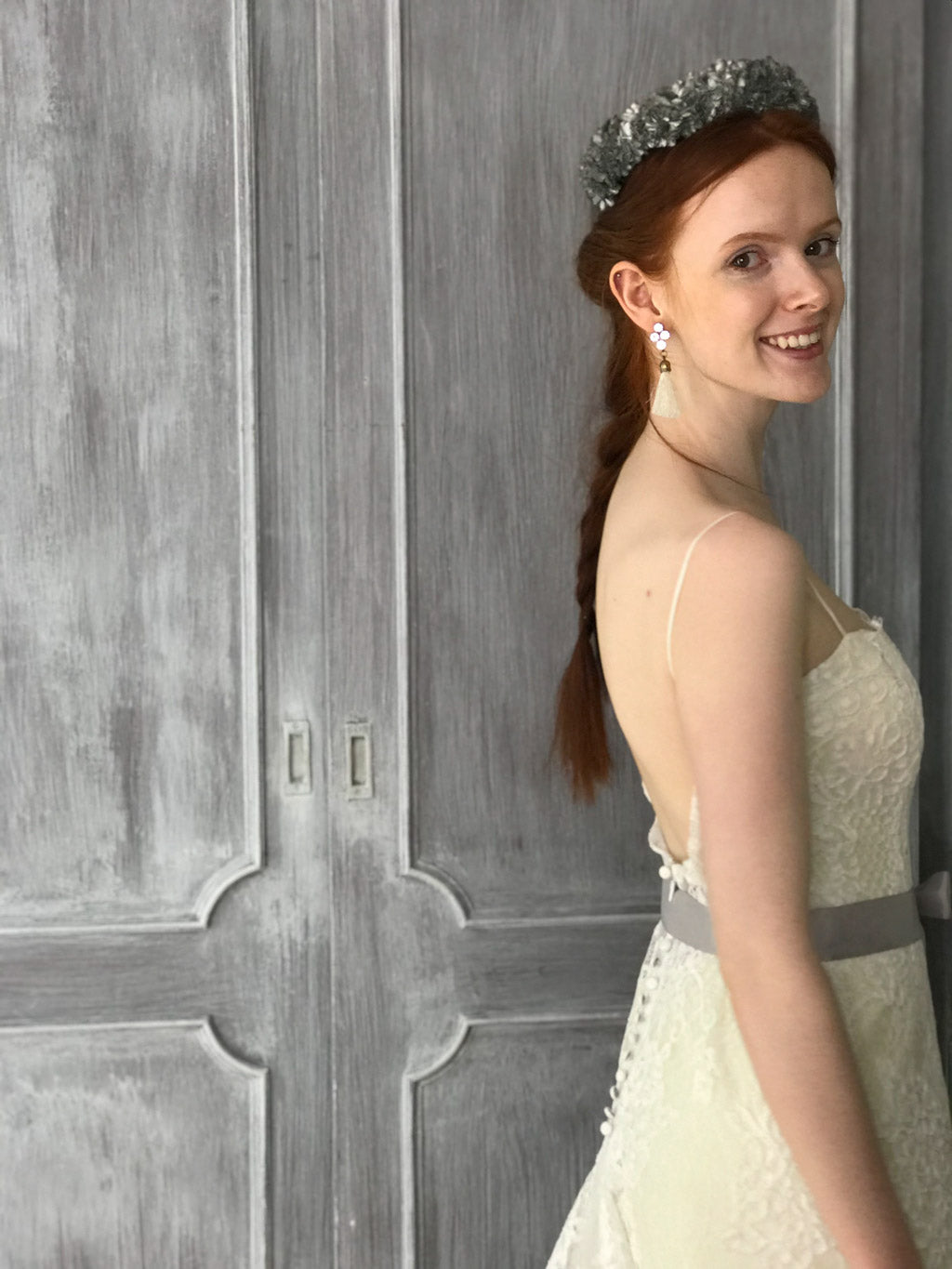 Chantilly Sevillana vestido de novia