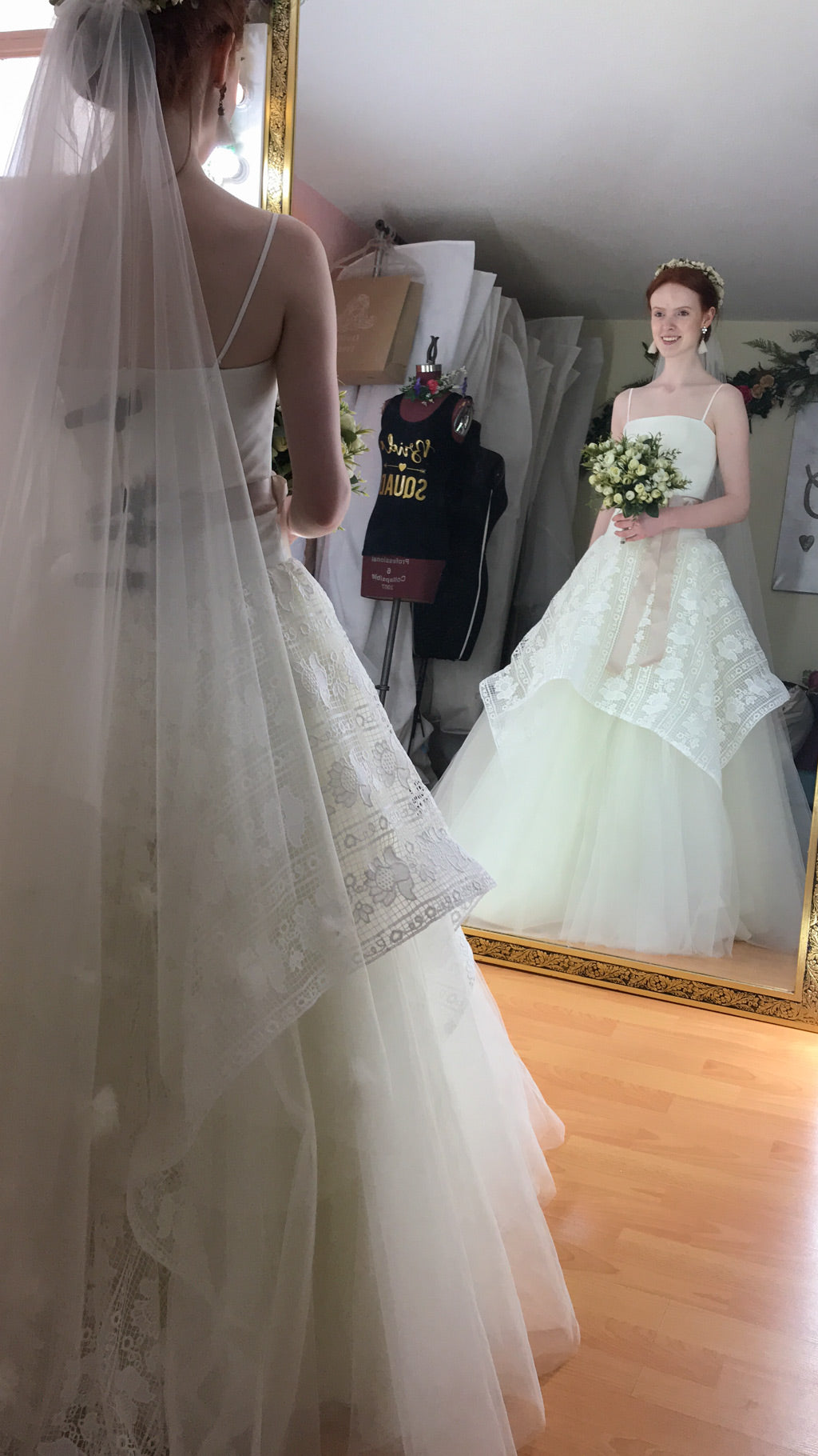 Oaxaca Vestido de novia  crepe tulle