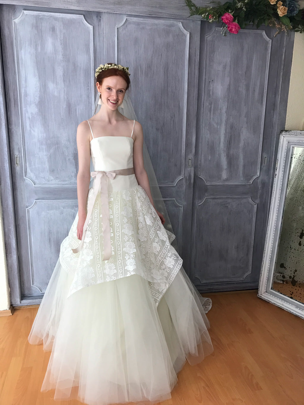 Oaxaca Vestido de novia  crepe tulle