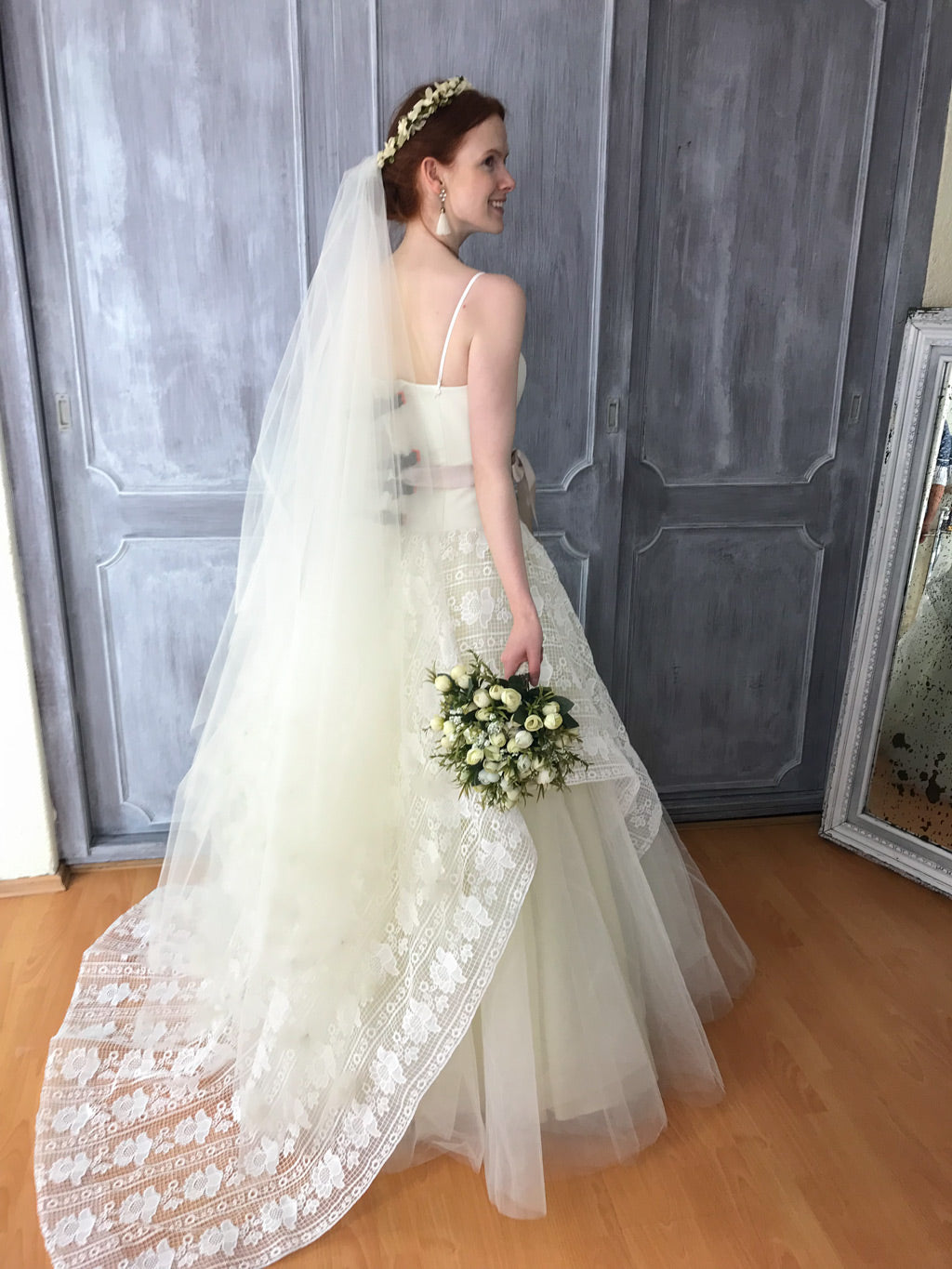Oaxaca Vestido de novia  crepe tulle