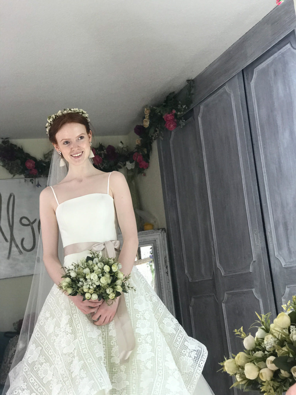 Oaxaca Vestido de novia  crepe tulle