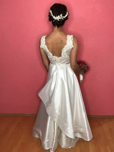 Mar Vestido de novia Encaje Tafetta SOLD