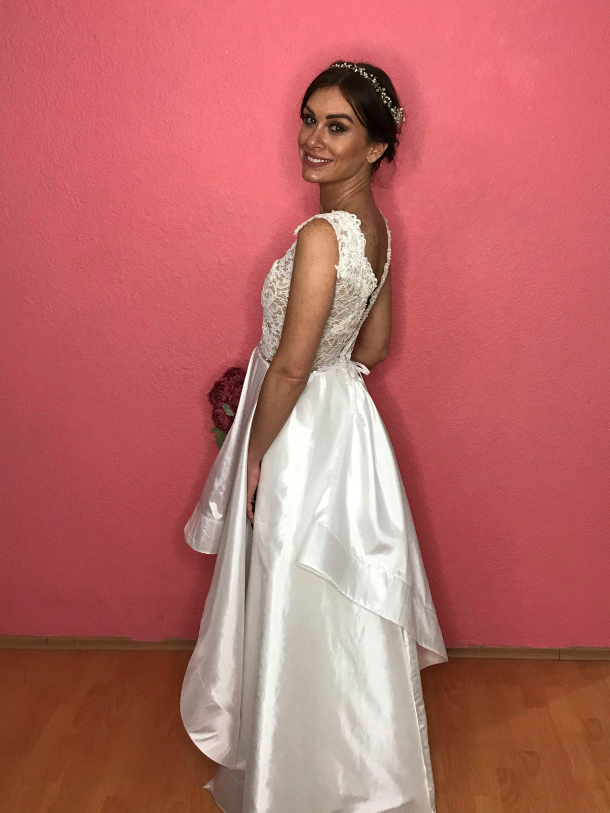 Mar Vestido de novia Encaje Tafetta SOLD